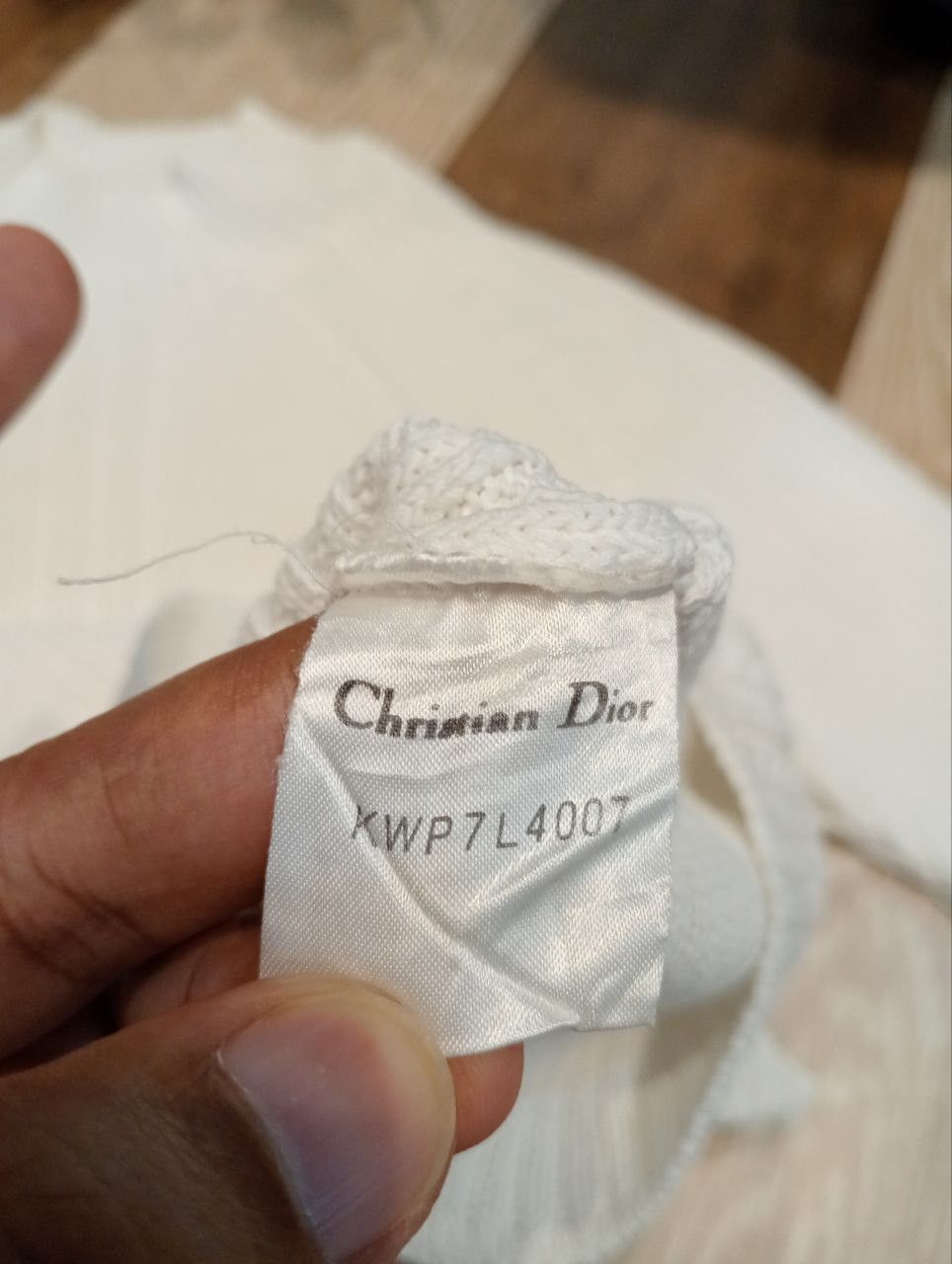 Christian Dior Monsieur VINTAGE CHRISTIAN DIOR MONSIEUR RAYON POLY KNIT TOPS Size M / US 6-8 / IT 42-44 - 5 Thumbnail