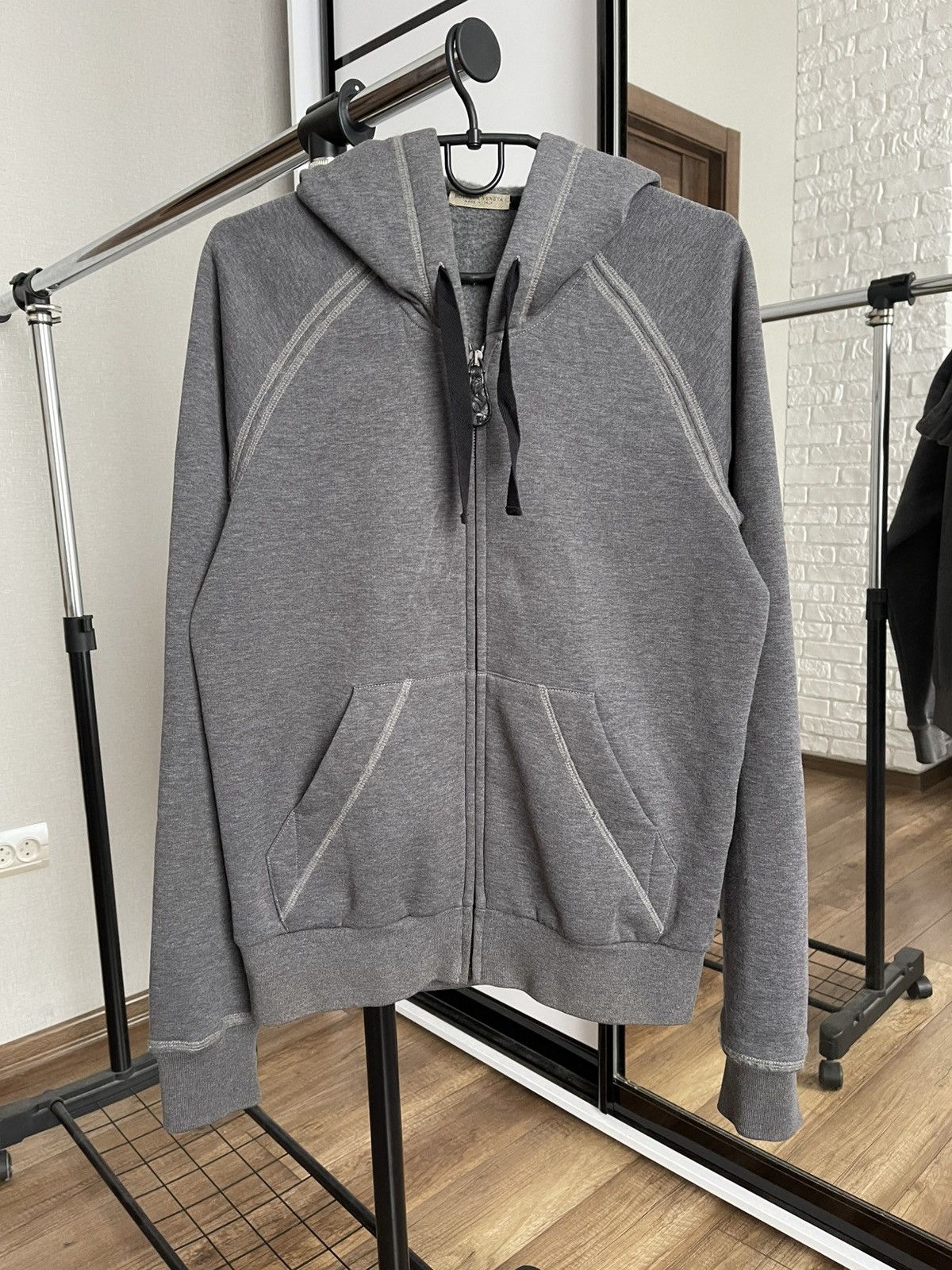 Bottega Veneta Italy Zip Hoodie