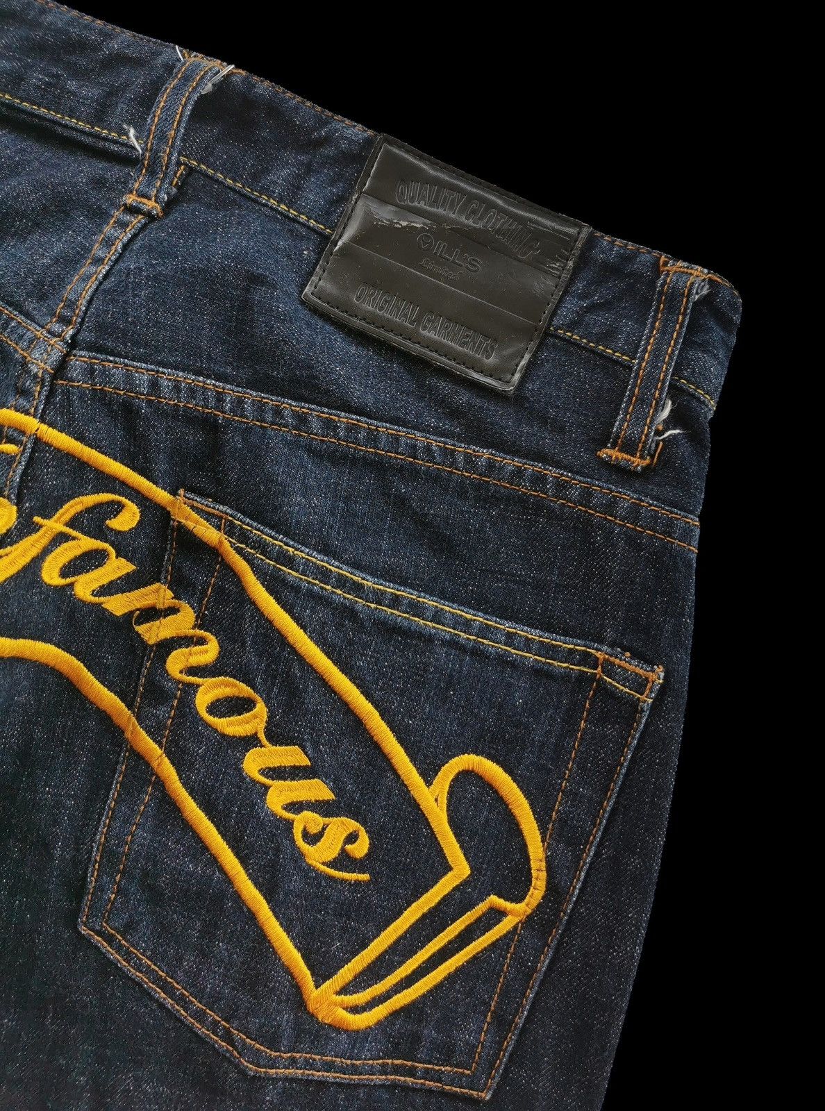 Tribal Streetwear Streetwear Ills Denim Washed Blue Grails Size US 31 - 6 Thumbnail