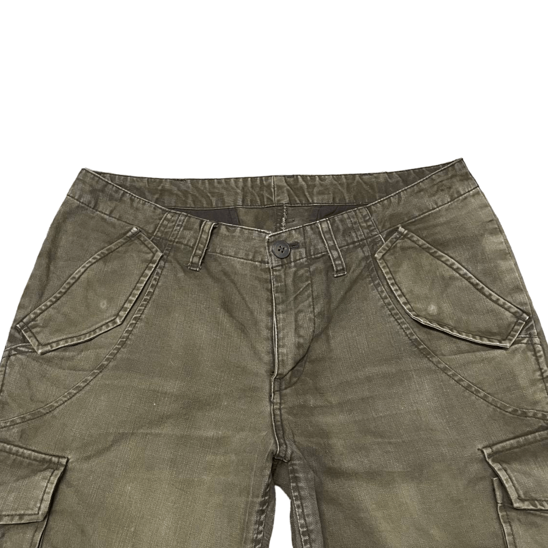 Takeo Kikuchi Vtg TK Takeo Kikuchi Extraheavy Herringbone Cargo Trouser Size US 32 / EU 48 - 3 Thumbnail