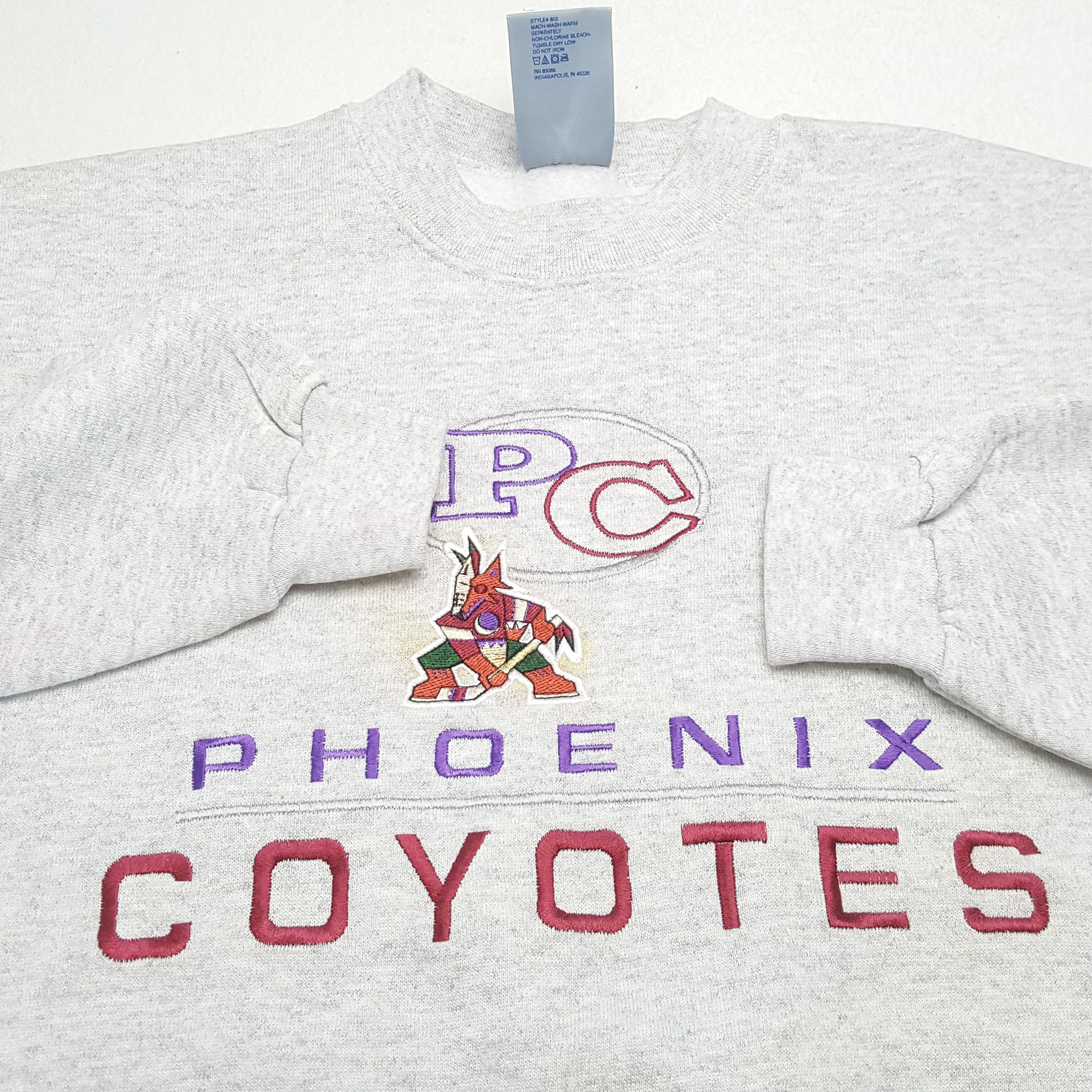 NHL × Vintage Vintage PHOENIX COYOTES American Sport NHL Team Sweatshirt Size US L / EU 52-54 / 3 - 8 Thumbnail