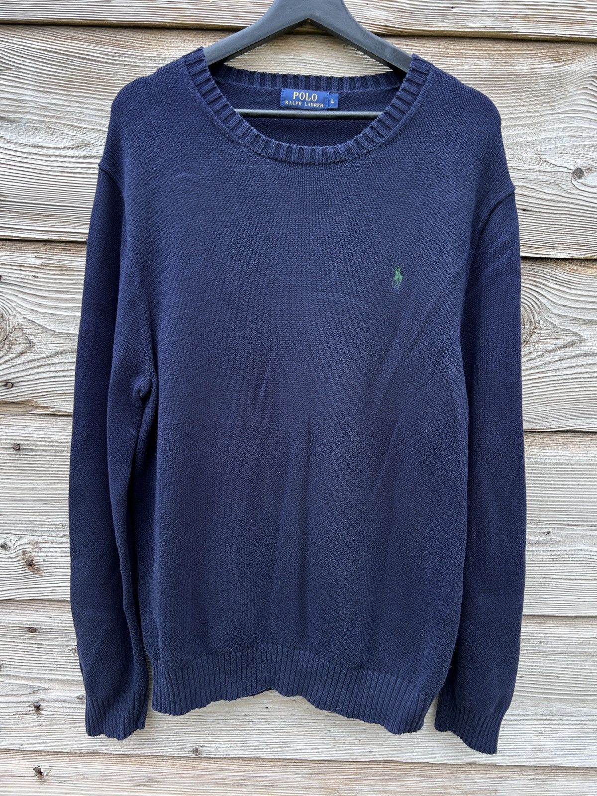 Polo Ralph Lauren Polo By Ralph Lauren Heavy Knitwear Sweater In Blue Size US L / EU 52-54 / 3 - 1 Thumbnail