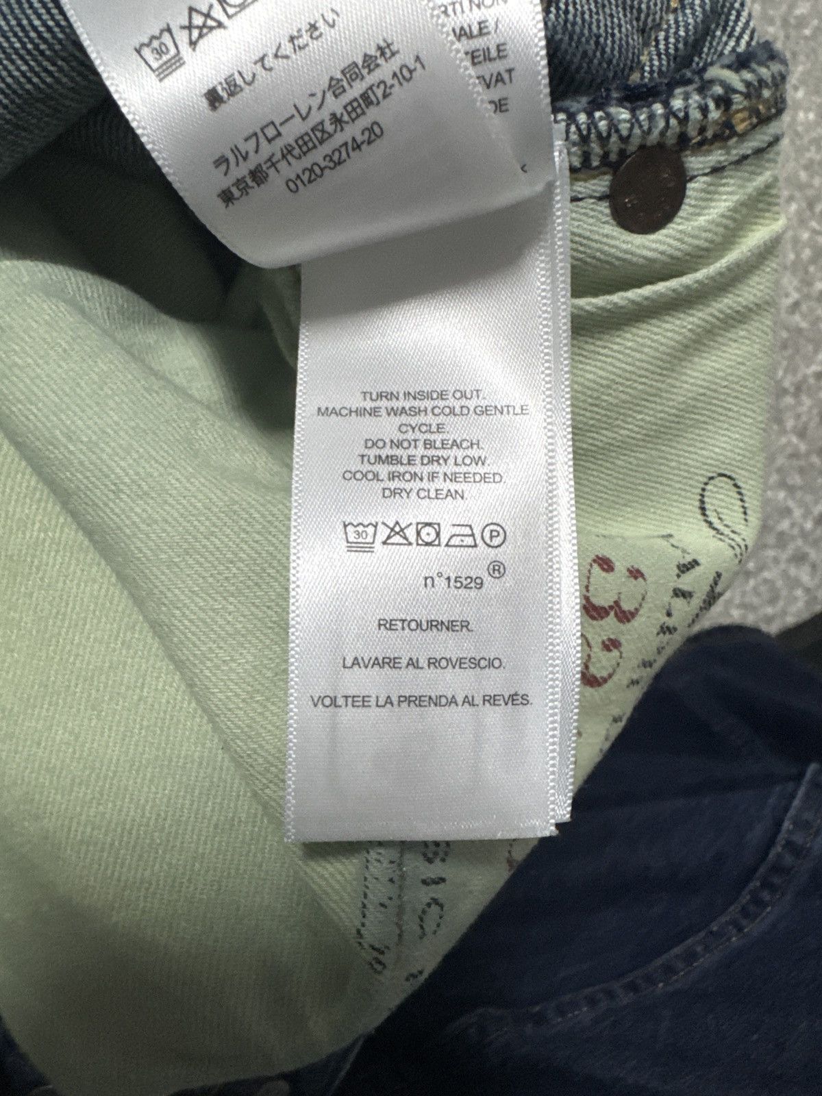 Polo Ralph Lauren Vintage Classic Graphic Jean Polo Ralph Lauren Size US 32 / EU 48 - 10 Thumbnail