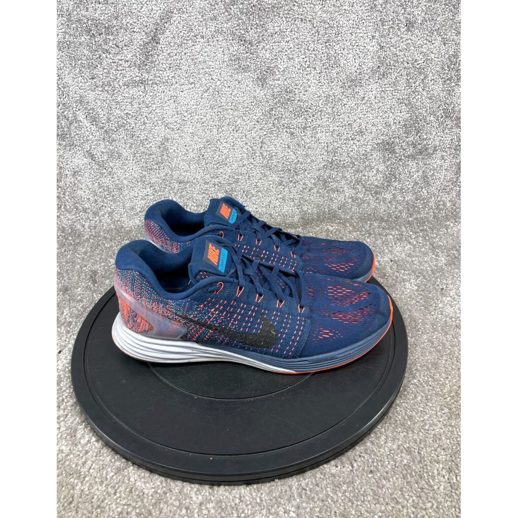 Nike Mens Running Shoes Size 12 Extra Large Lunarglide 7 Blue