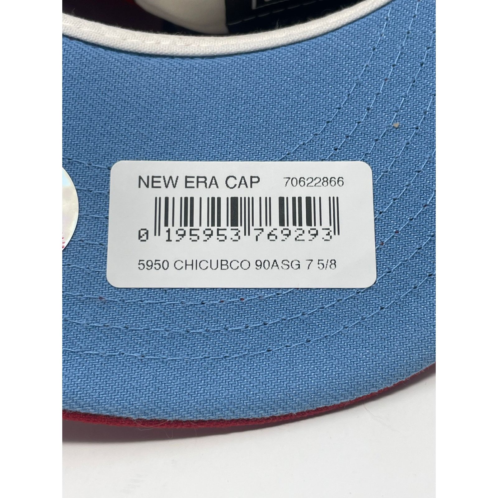 New Era Topperz Chicago Cubs 1990 All Star 59Fifty Hat Size 7 5/8 Size ONE SIZE - 6 Thumbnail