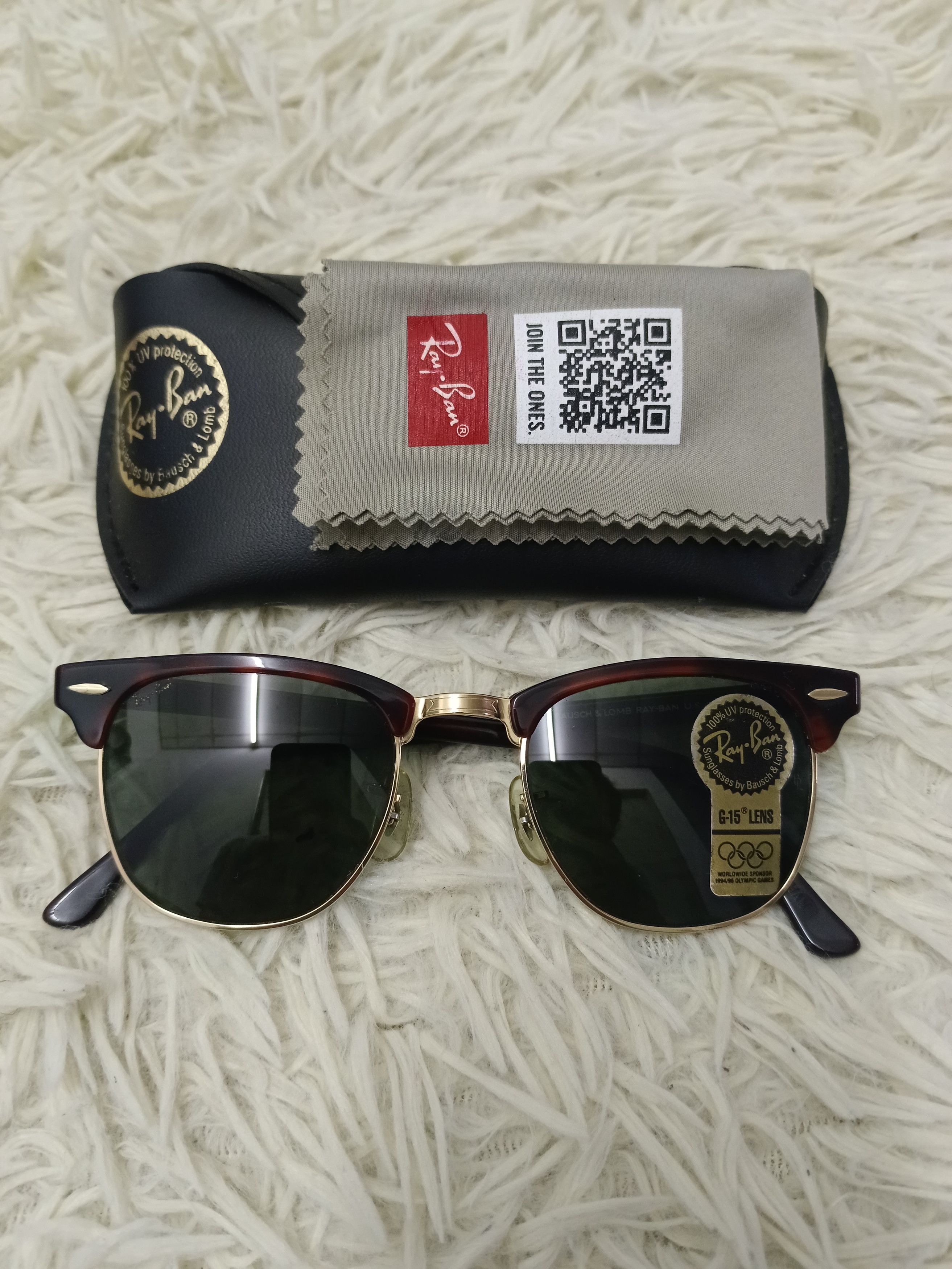 RayBan BRUCE WILLIS RAYBAN CLUBMASTER 80s Size ONE SIZE - 2 Thumbnail