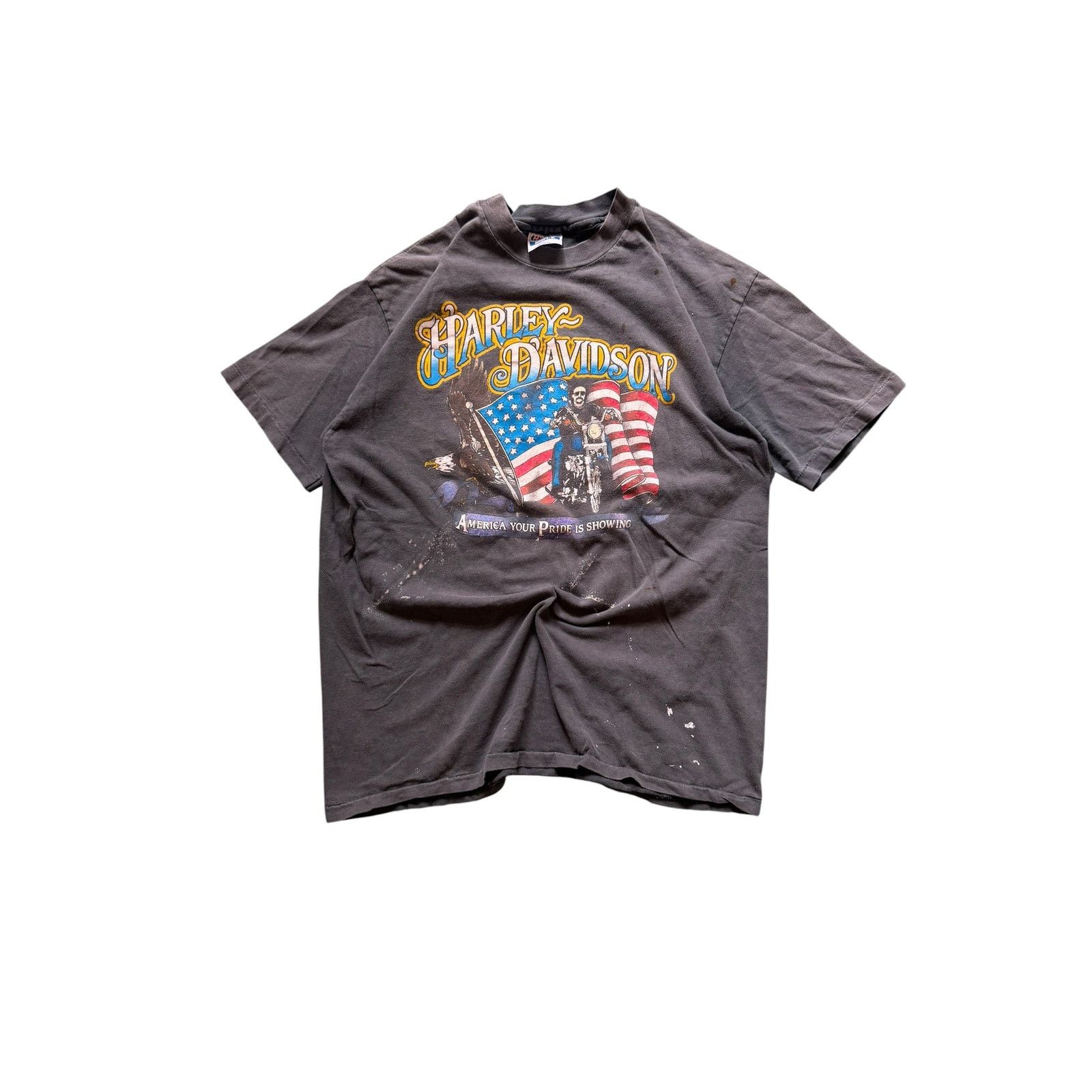 Vintage Vintage HD America Your Pride Flag Rider Tee Size US L / EU 52-54 / 3 - 1 Thumbnail