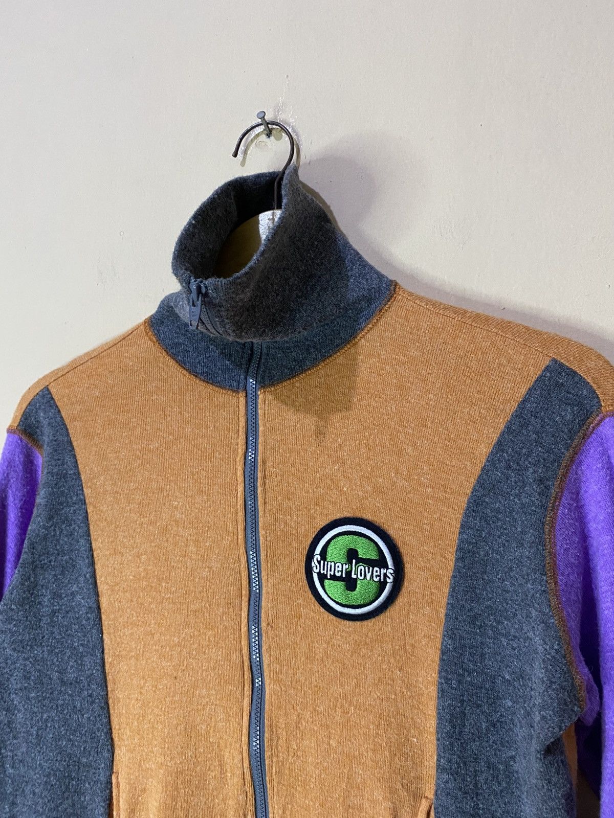 Hysteric Glamour Y2k Super Lovers Japan 3Tone Zip Sweater Size M / US 6-8 / IT 42-44 - 3 Thumbnail