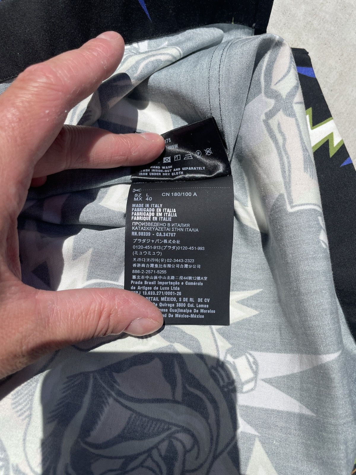 Prada Prada Double Match Shirt Size US L / EU 52-54 / 3 - 3 Thumbnail
