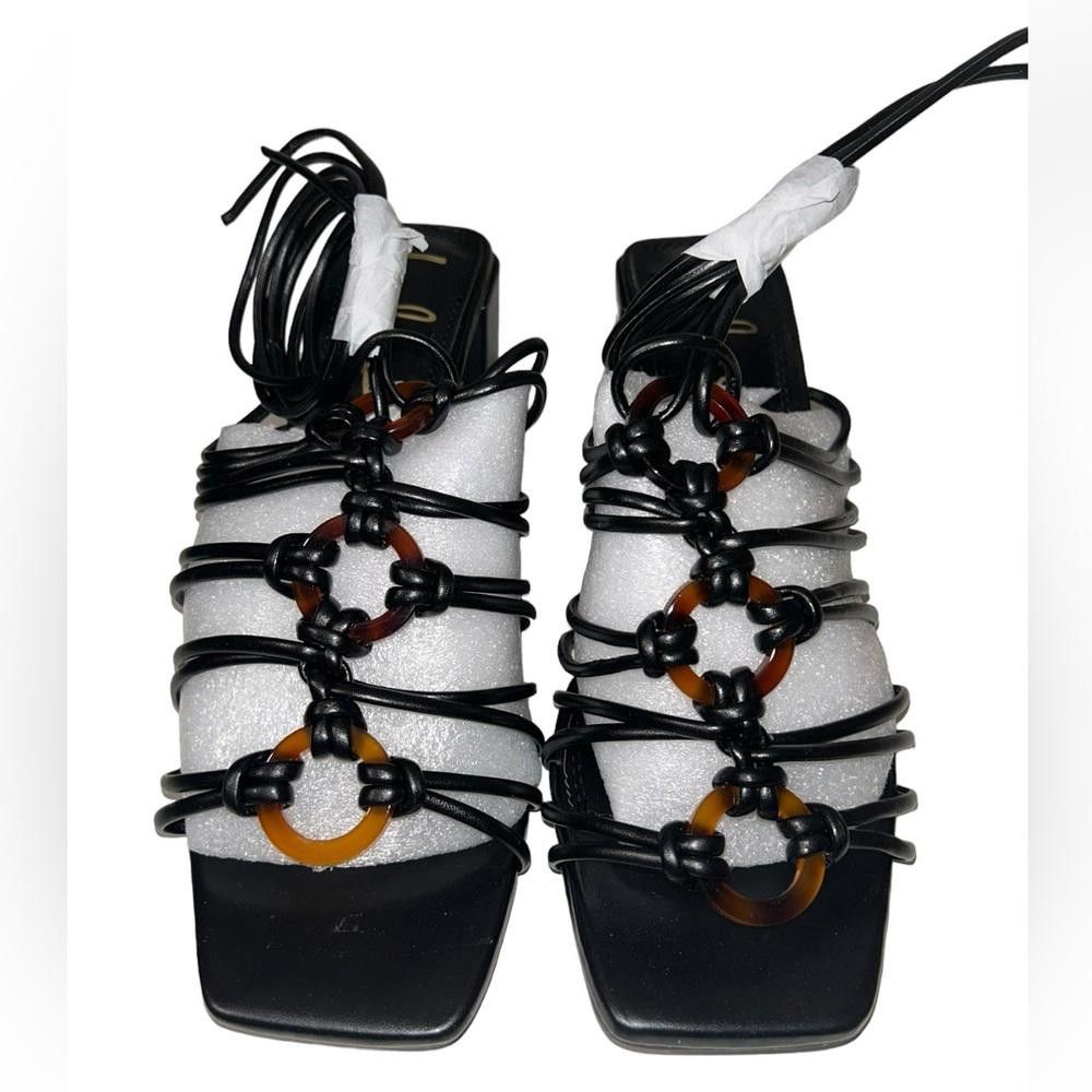 Lulus Lulus l NWT Finu Lace Up Heeled Sandals Size 7.5 Size US 7.5 / IT 37.5 - 2 Thumbnail