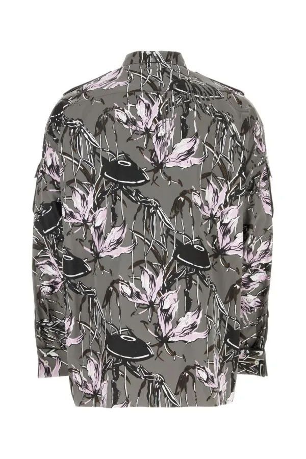 Prada o1bcso1str1025 Popeline Shirt in Multicolor Size US S / EU 44-46 / 1 - 2 Thumbnail