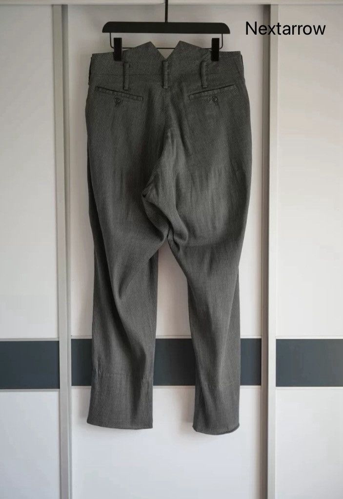 Yohji Yamamoto Yohji Yamamoto 11 SS grey striped trousers 2412-Nextarrow Size US 28 / EU 44 - 2 Thumbnail