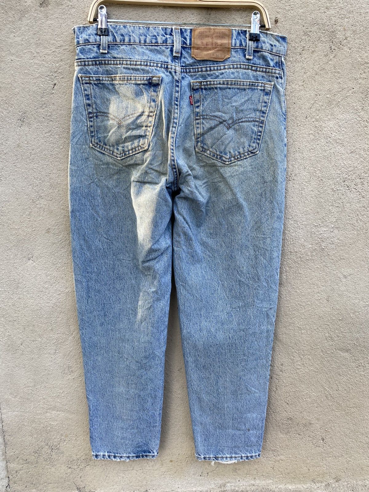 Levi's × Levi's Vintage Clothing × Vintage W35x30 vintage levi's 550 faded Size US 35 - 2 Thumbnail