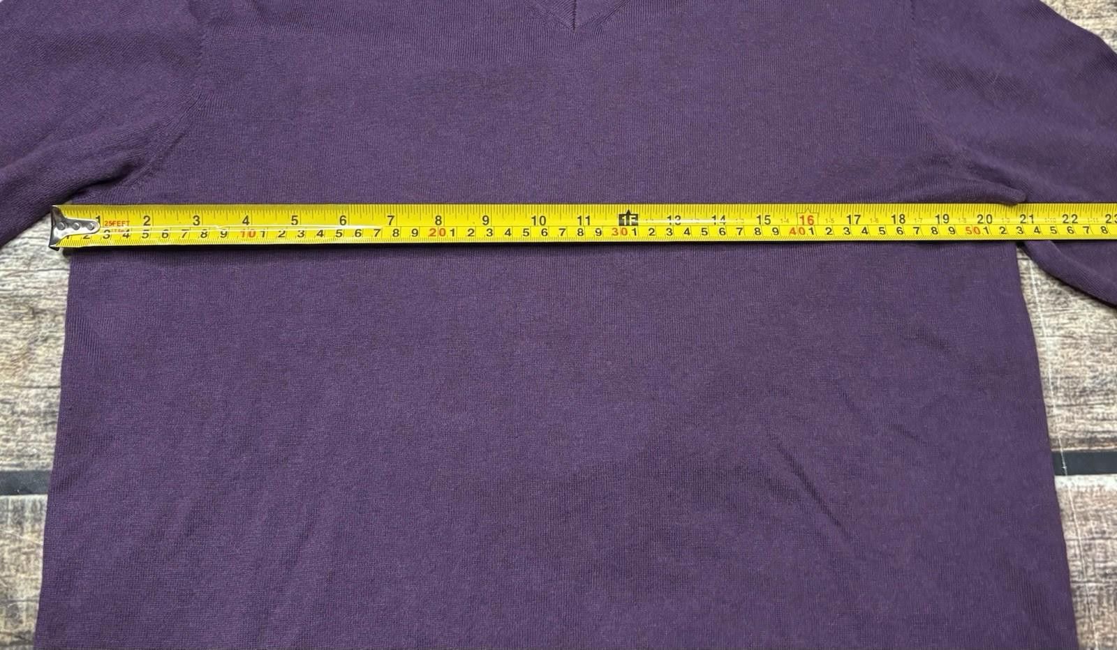 Theory Theory Sweater Mens Medium Leiman V-Neck Cashmere Cotton Size US M / EU 48-50 / 2 - 11 Thumbnail