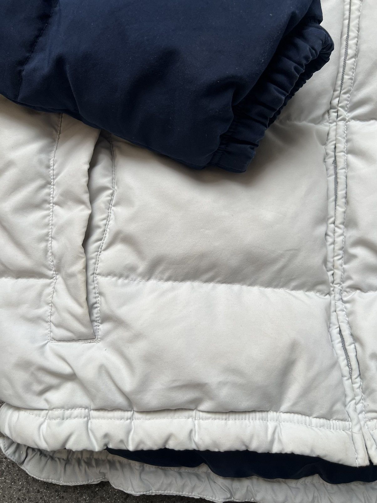 Nike × Vintage Vintage 90's Nike Drill Big Swoosh Down Puffer Jacket Bomber Size US M / EU 48-50 / 2 - 6 Thumbnail