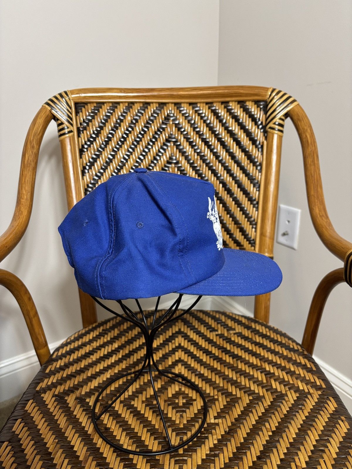 Vintage Vtg Ouiatenon Sportsman’s Club Hunting Indiana Snapback Hat Size ONE SIZE - 4 Thumbnail