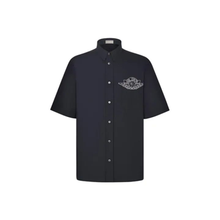 Dior Dior x Jordan Short Sleeve Shirt 0079 Size M / US 6-8 / IT 42-44 - 1 Thumbnail