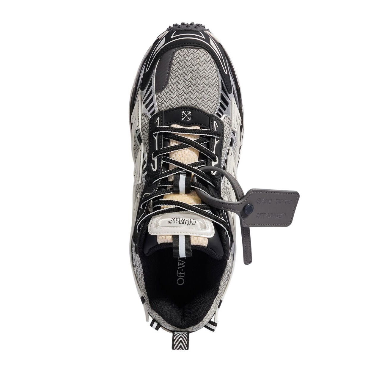 Off-White OFF-WHITE Be Right Back Men's Gray/White Sneakers New & Auth Size US 6 / EU 39 - 5 Thumbnail