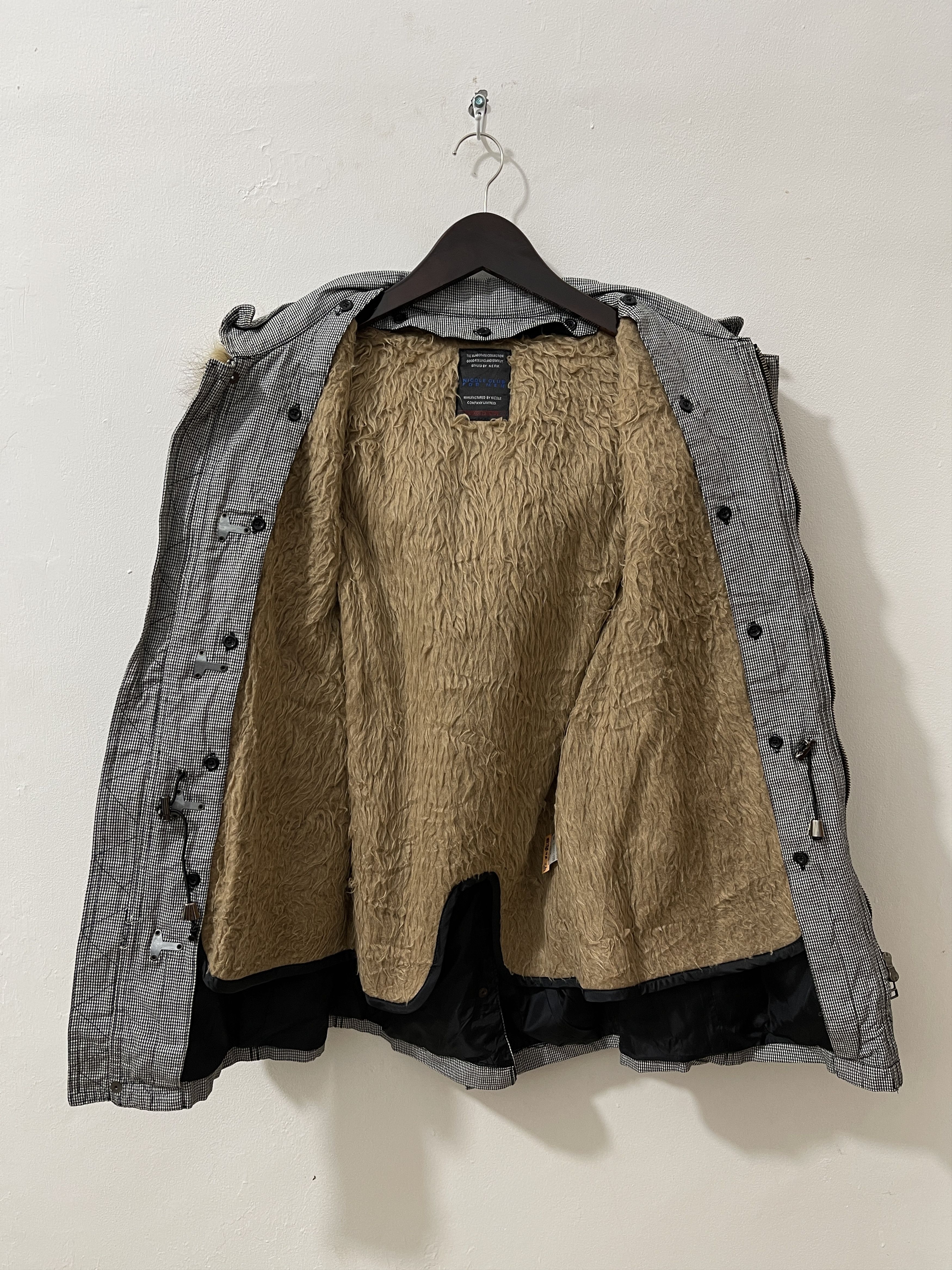 Japanese Brand Nicole Club Japan Archive Fur Fireman Clasp Vkei Jacket Size US L / EU 52-54 / 3 - 5 Thumbnail