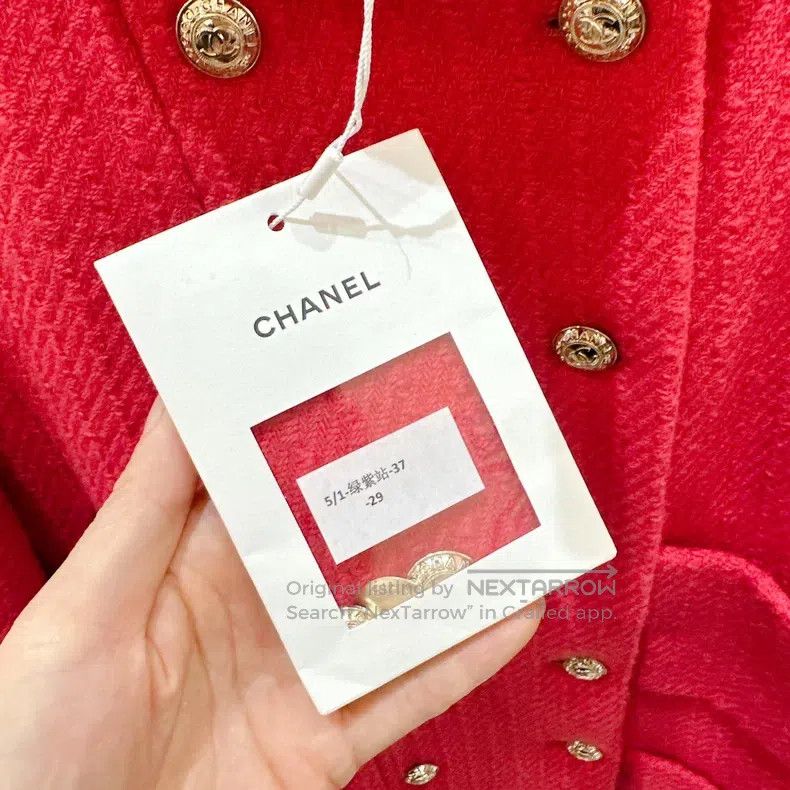 Chanel Chanel Equestrian series raspberry pink wool soft tweed do Size XS / US 0-2 / IT 36-38 - 6 Thumbnail