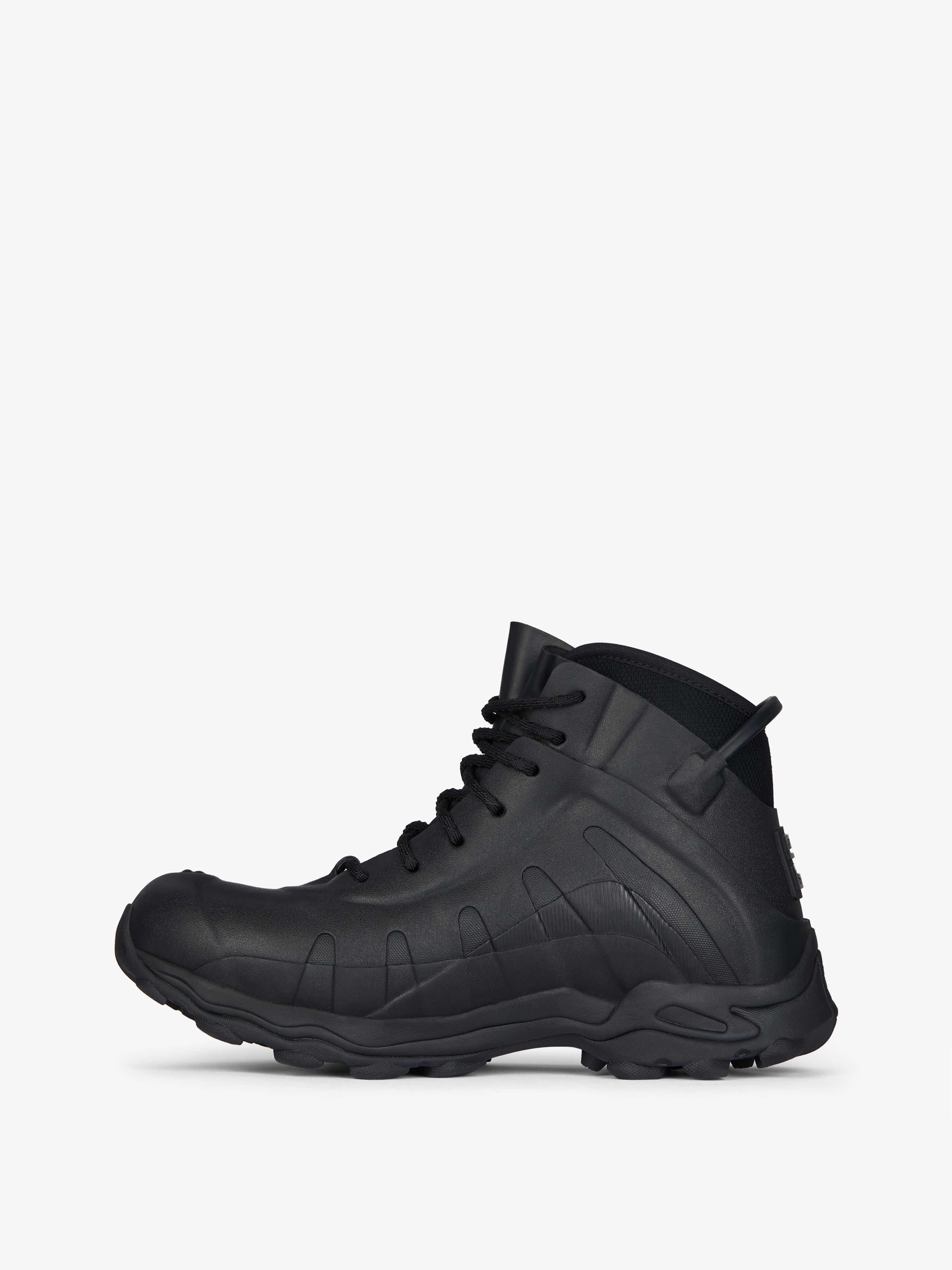 Givenchy o1w1db10925 Bogs High Lace-Up Boots in Black Size US 11 / EU 44 - 3 Thumbnail