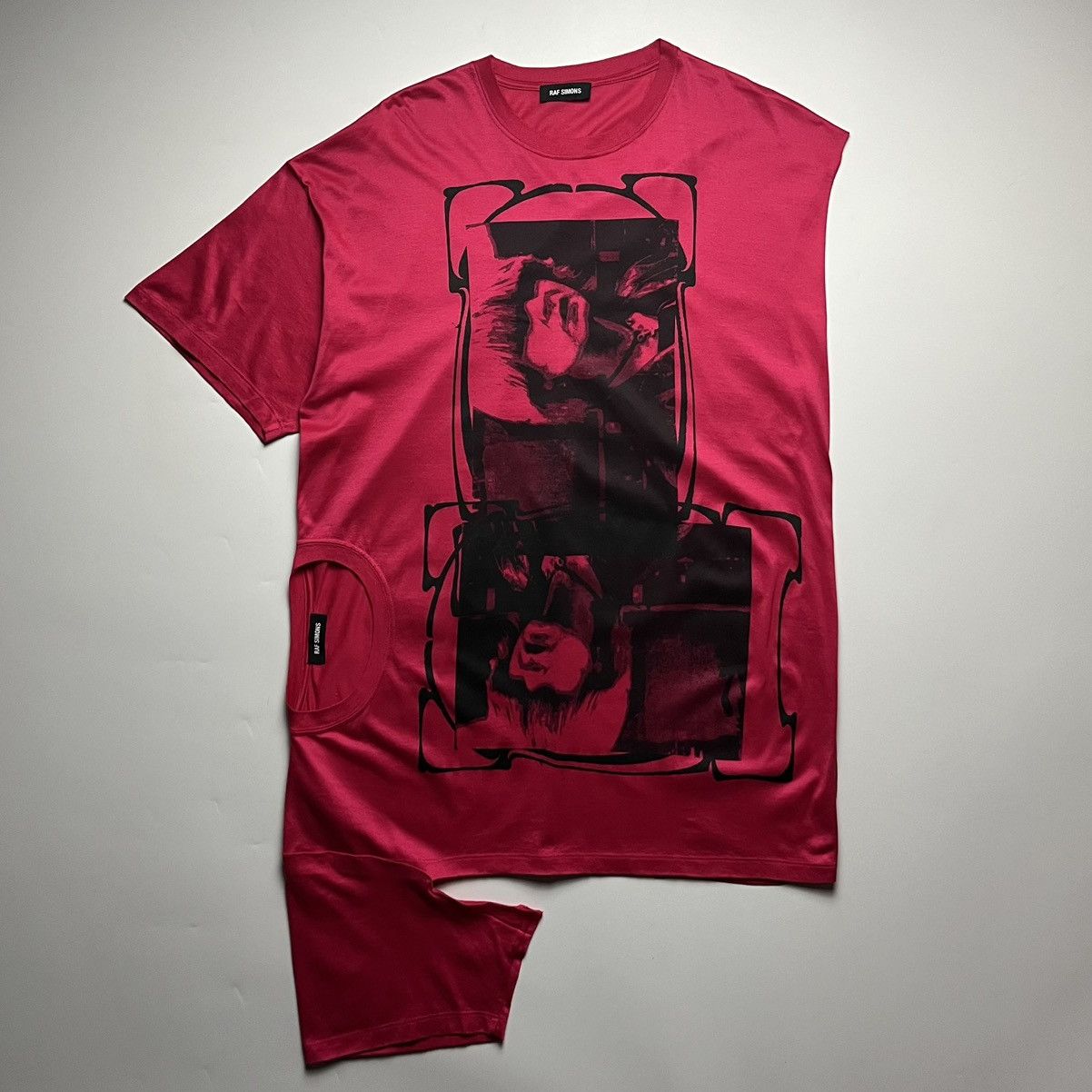 Raf Simons Archive Raf Simons SS19 Displaced Deconstructed Portrait Tee Size US S / EU 44-46 / 1 - 2 Thumbnail