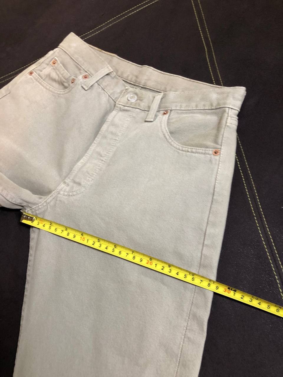 Levi's Levi's 501 Beige Jeans Button Fly Straight jeans Size US 30 / EU 46 - 7 Thumbnail