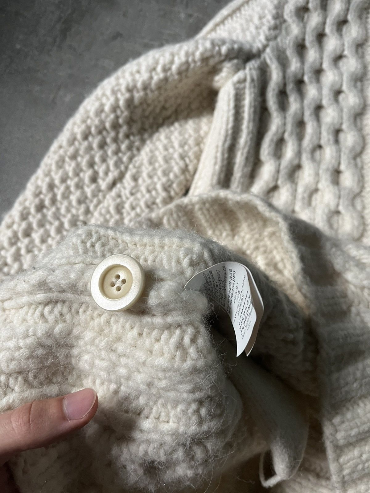 Maison Margiela Maison Margiela A/W 2013 Alpaca heavyweigh beige sweater Size US M / EU 48-50 / 2 - 15 Thumbnail