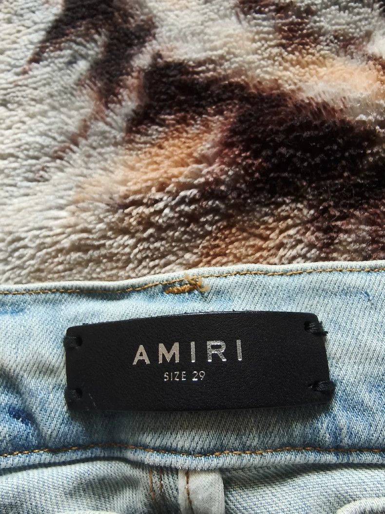 Amiri Amiri Light Blue Ladies Denim Pants Size 29" - 2 Thumbnail