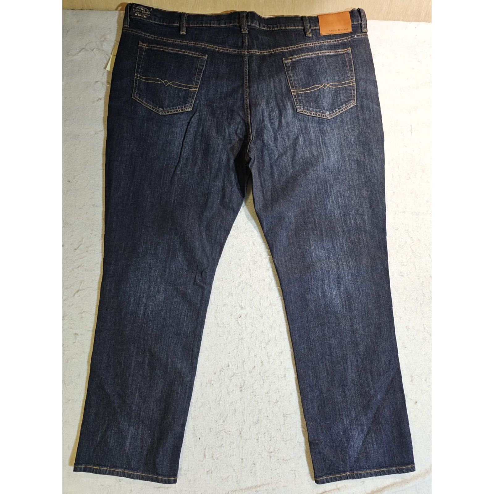 Lucky Brand NWT Lucky Brand Jeans Athletic Fit Denim 2-Way Stretch Jeans Men's Sz 50x34 Regular Mid Rise Blue 5-Pocket NWT Mens Jeans USA College Vintage: No? Size US 34 / EU 50 - 5 Thumbnail