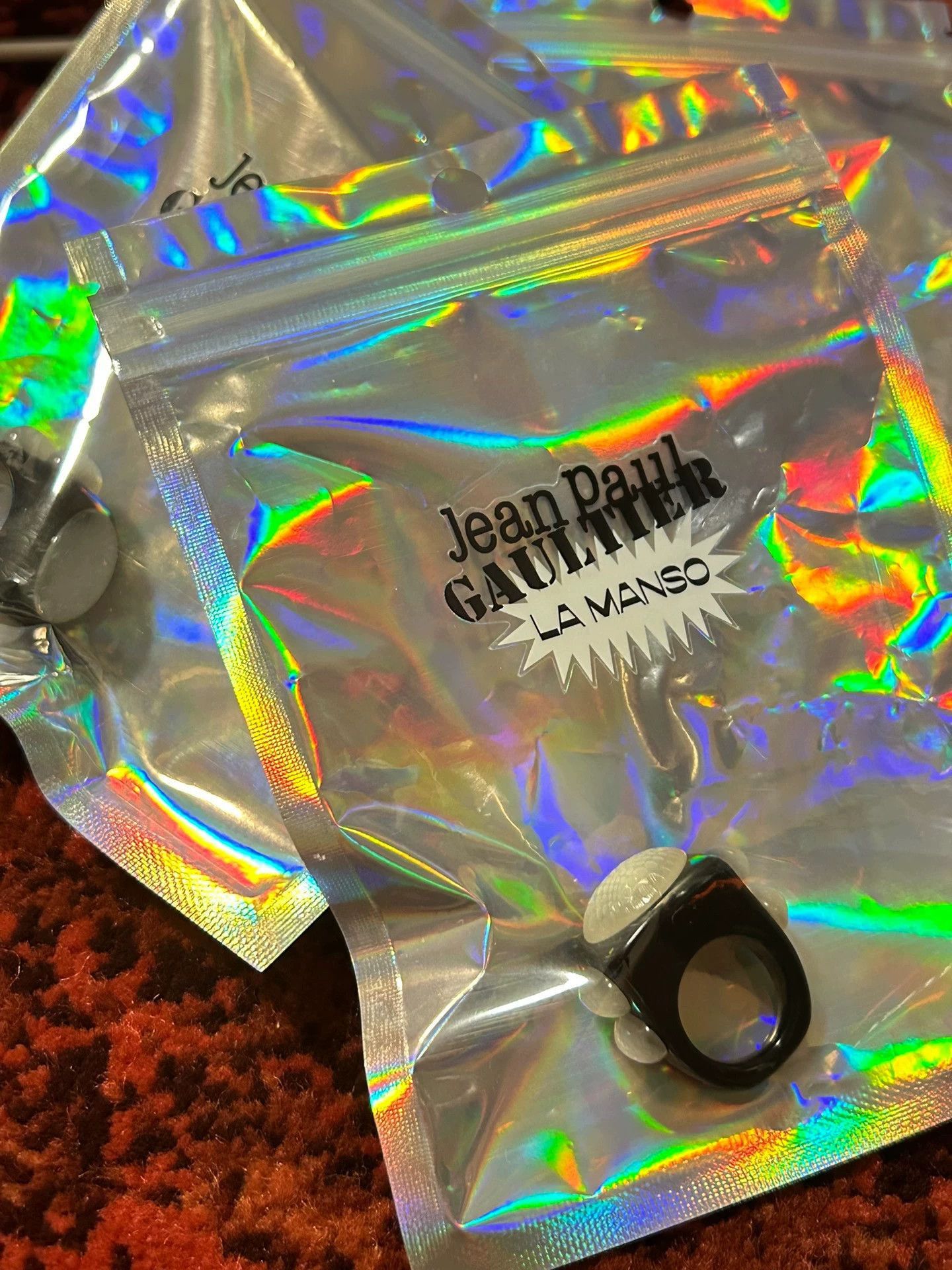 Jean Paul Gaultier Jean Paul Gaultier Acrylic ring-2508 Size ONE SIZE - 4 Thumbnail