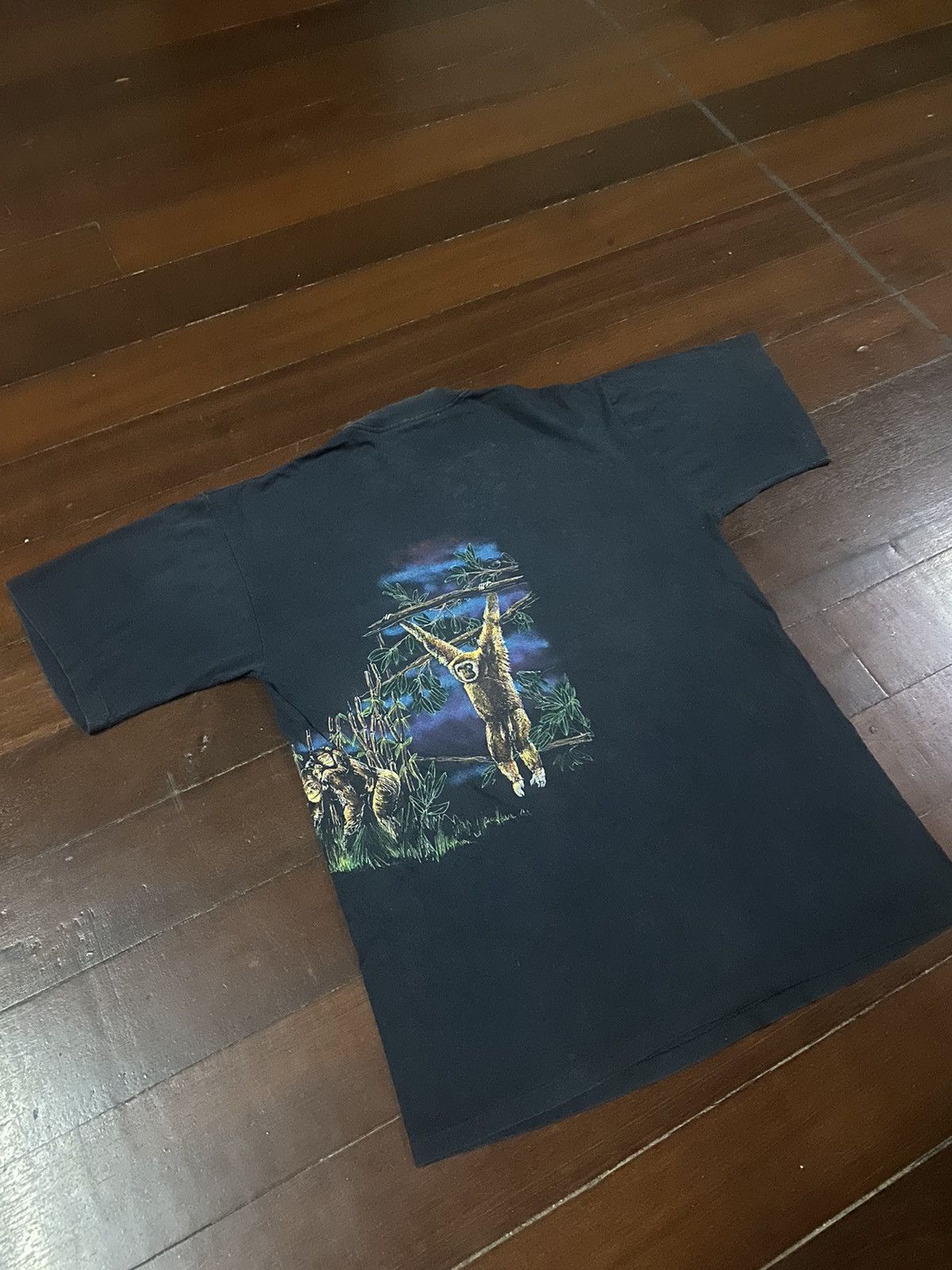 Arts & Science × Vintage FIRE 🔥 VINTAGE 90s HAZELWOODS ART KINGKONG HUMOR ART Size US L / EU 52-54 / 3 - 13 Thumbnail