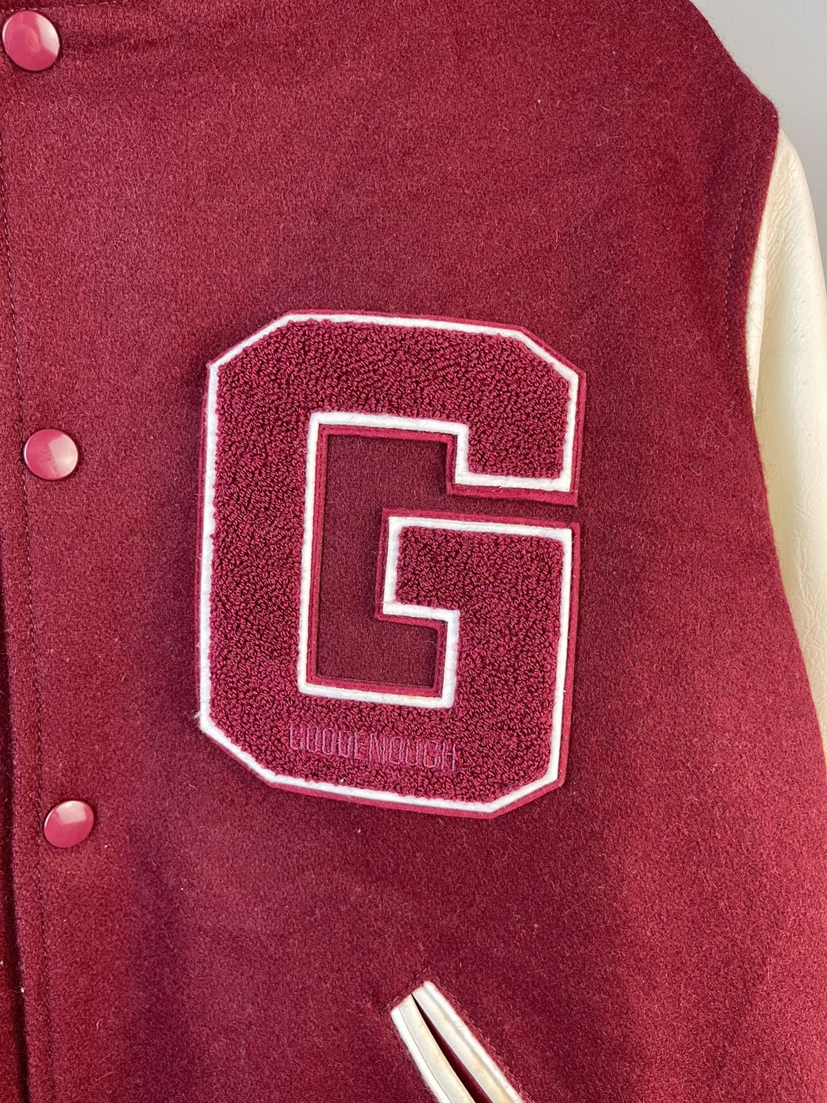 GOODENOUGH 1994 1st Goodenough Hiroshi Fujiwara Varsity Jacket A3 Size US L / EU 52-54 / 3 - 7 Thumbnail