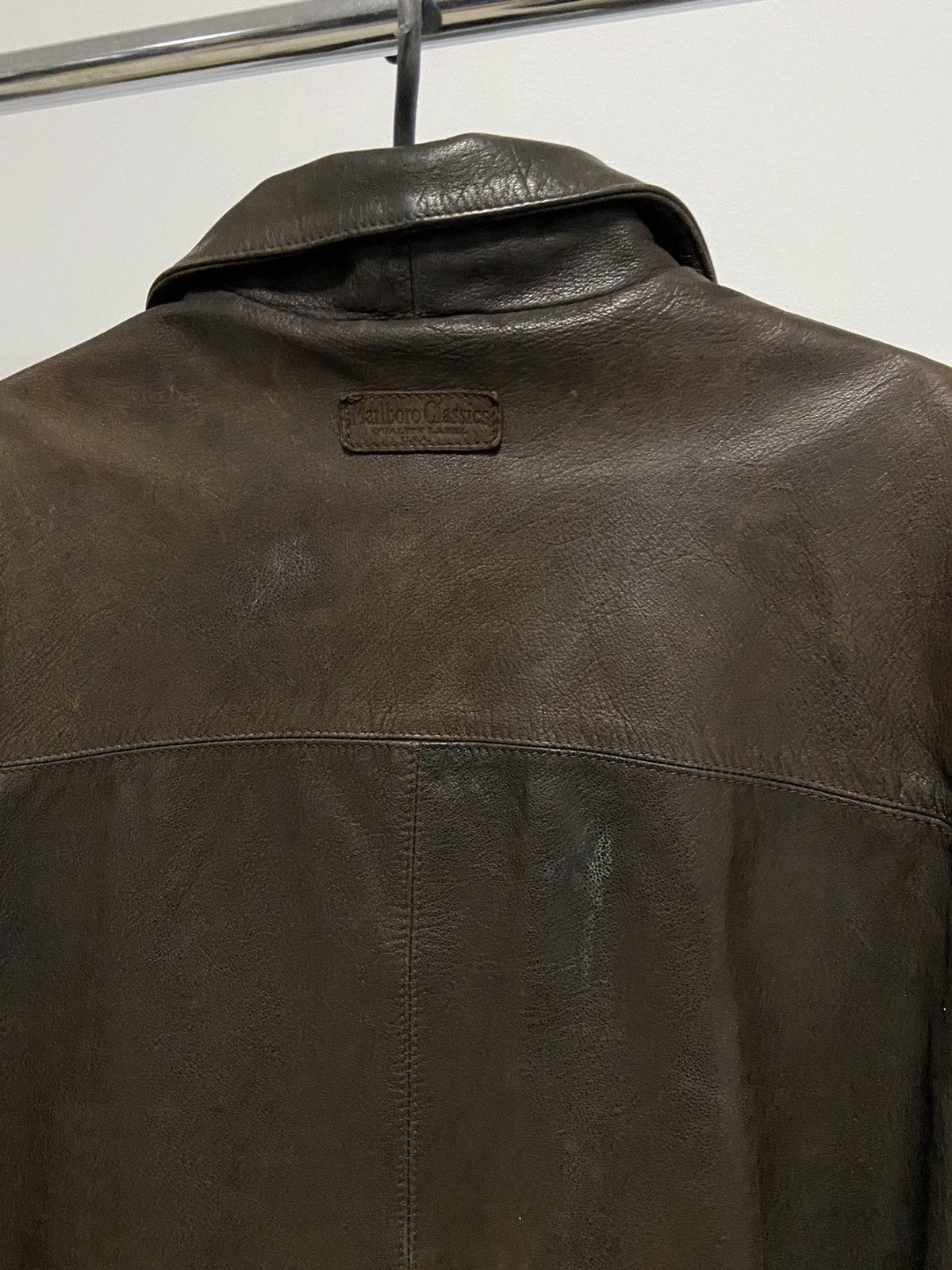 Marlboro × Marlboro Classics × Vintage Marlboro classics leather jacket coat vintage brown Size US XL / EU 56 / 4 - 9 Thumbnail