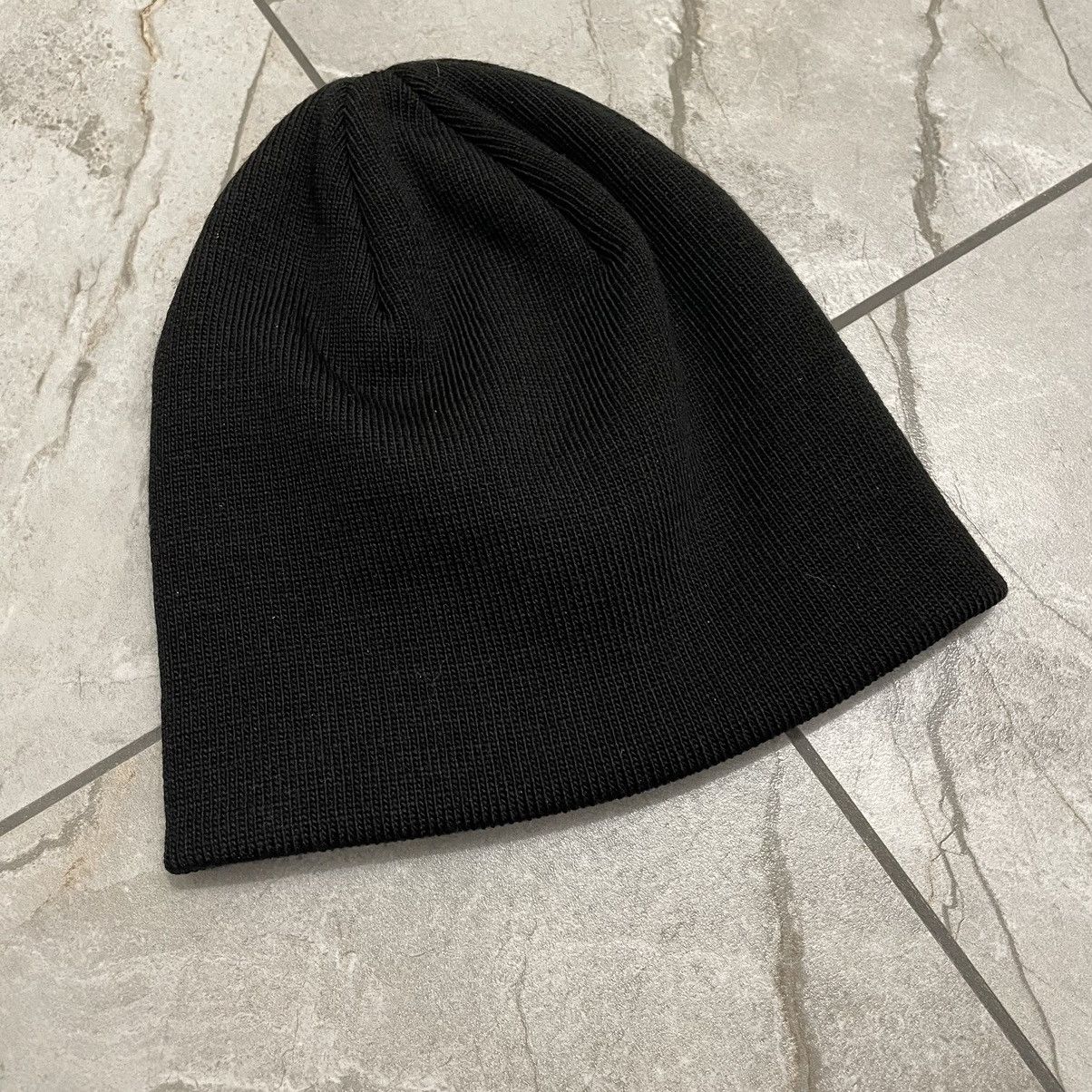 Other Beanie Hat y2k cross and bat pattern alt grunge gorp core Size ONE SIZE - 6 Thumbnail