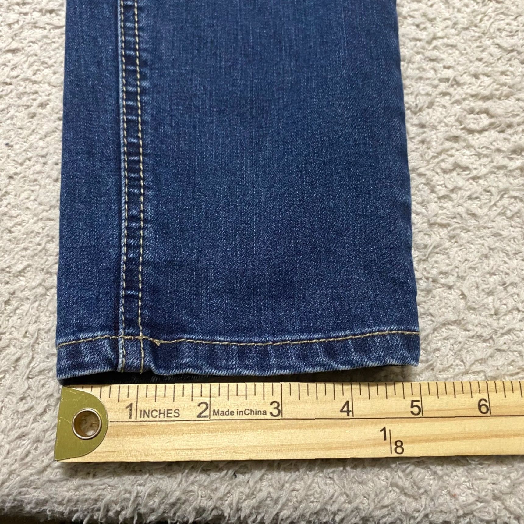 Buffalo David Bitton Buffalo Jeans Womens 4 Blue Denim Francesca Mid Rise Skinny Stretch Shirt Womens Jeans 4 Blue Denim 5-Pocket Skinny 30in Inseam Mens? Size 27" / US 4 / IT 40 - 2 Thumbnail