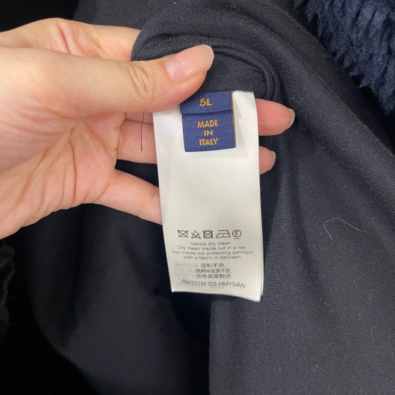 Louis Vuitton LOUIS VUITTON size 5l Blue checkerboard teddy jacket Size US M / EU 48-50 / 2 - 4 Thumbnail