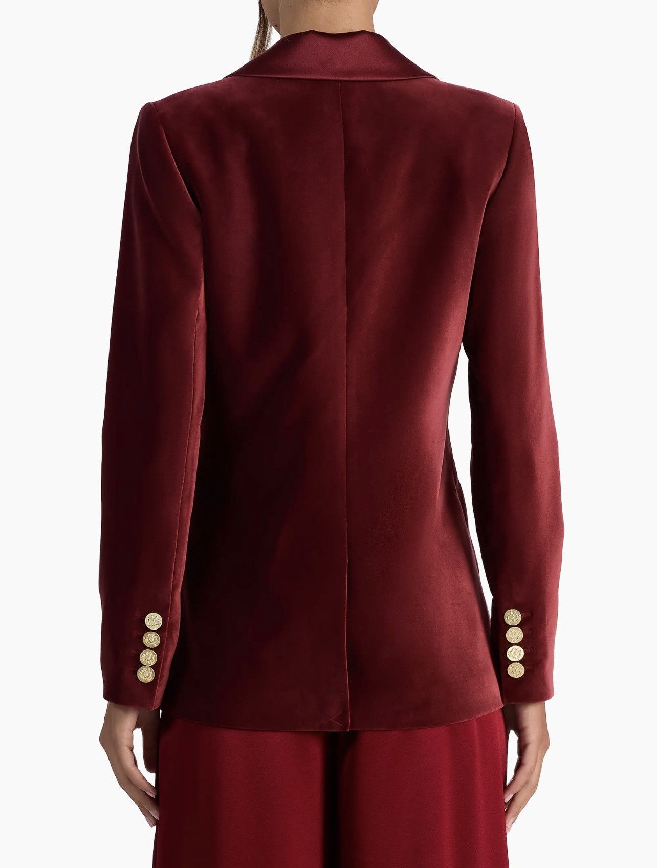 Alice + Olivia ALICE + OLIVIA Velvet Single-Breasted Blazer size 12 Size XL / US 12-14 / IT 48-50 - 5 Thumbnail