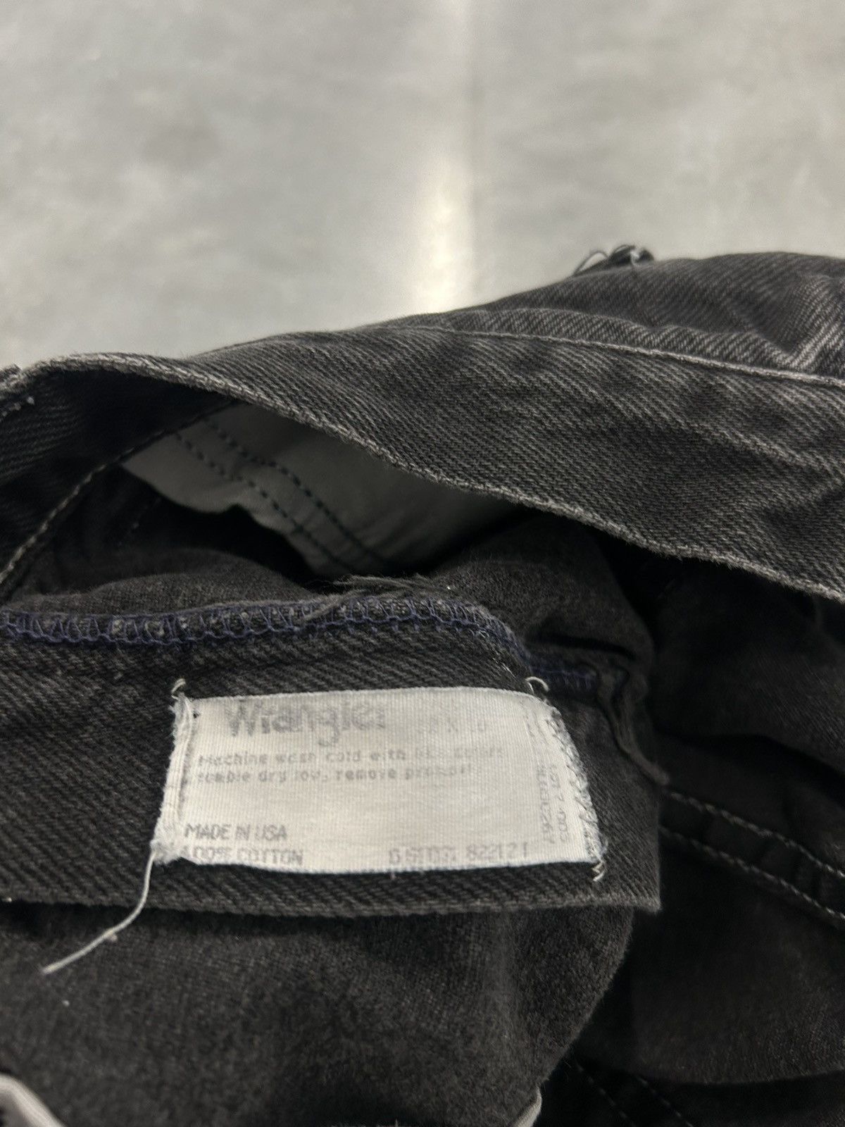 Vintage × Wrangler Black vintage wrangler jeans Size US 33 - 4 Thumbnail