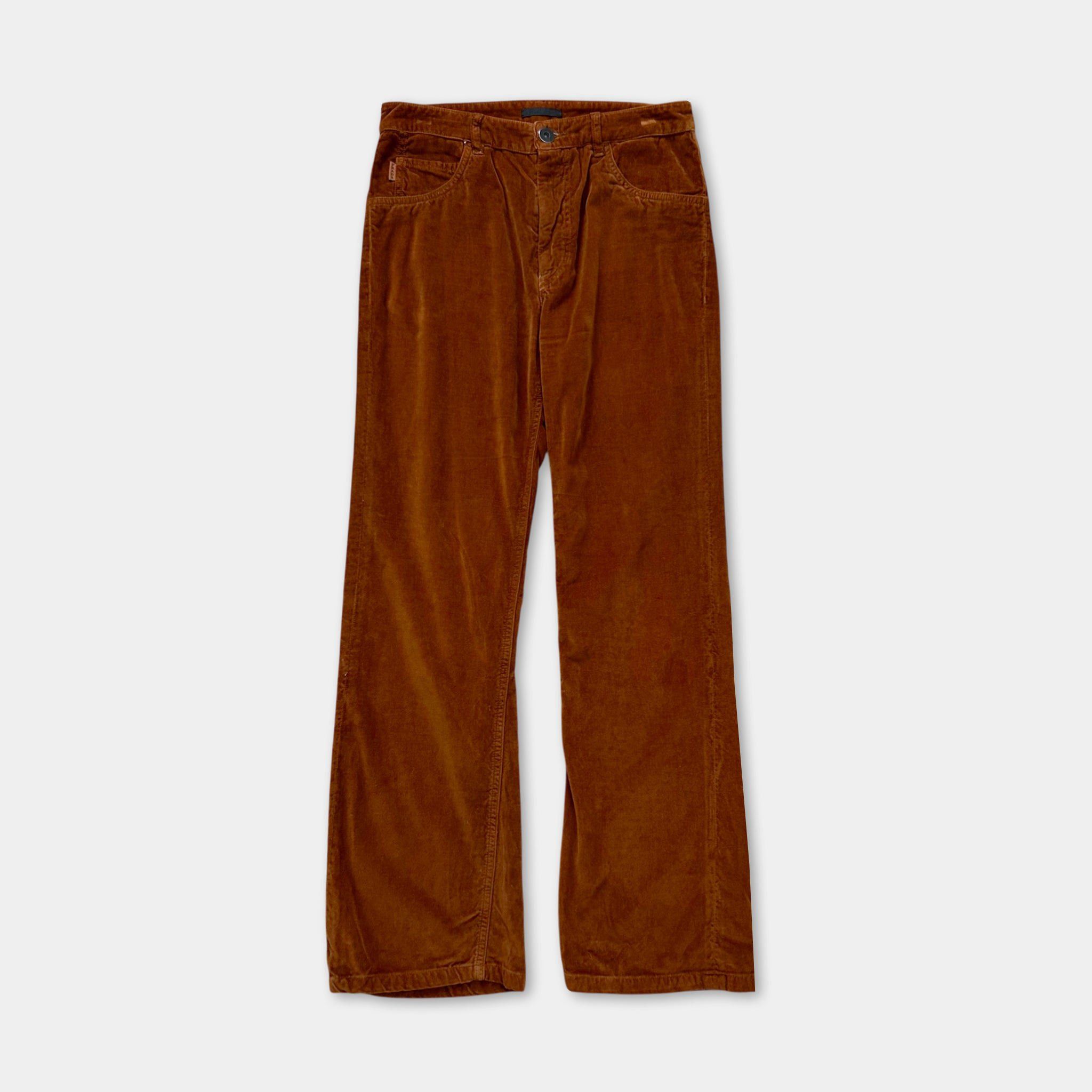 Prada Prada Brown Denim Pants Size US 27 - 1 Thumbnail