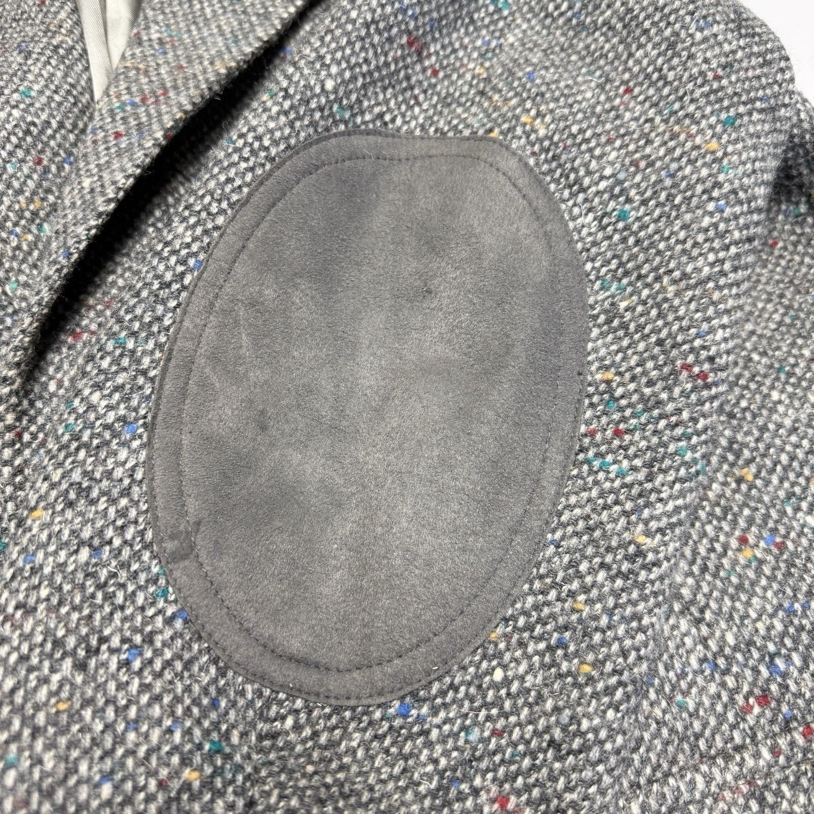 Pendleton Vintage Pendleton Tweed Wool Blazer Sport Coat Mens 44 Gray Size 44R - 8 Thumbnail