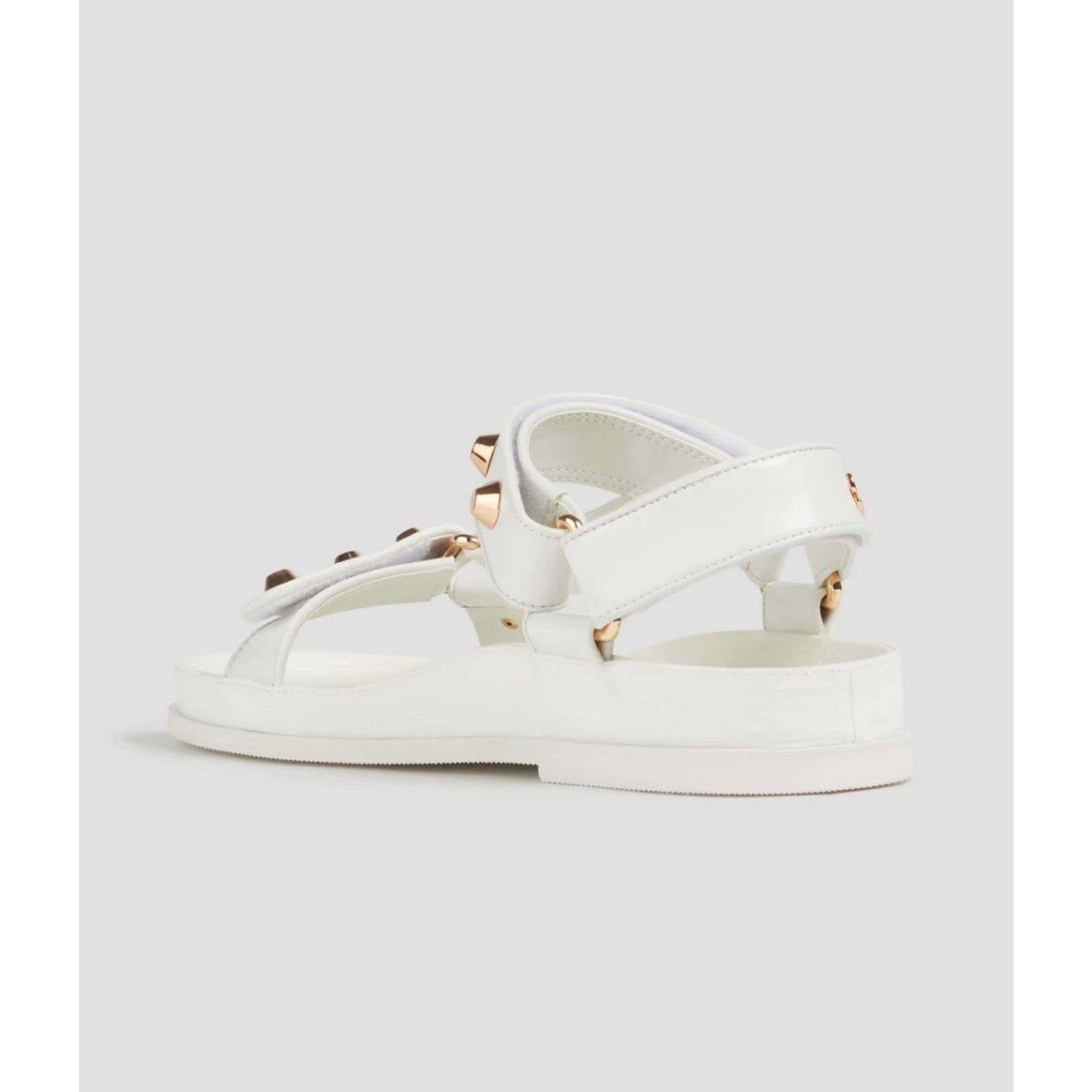 Sandro NEW Sandro Embellished Elympia leather sandals White 36/ 5.5 Size US 5.5 / IT 35.5 - 4 Thumbnail