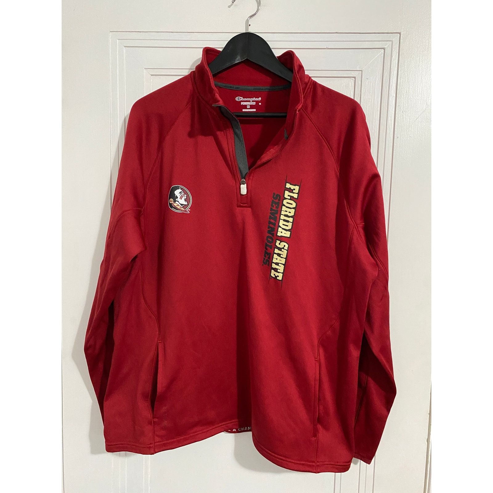 Champion Florida State University Seminoles 1/4-Zip Sweatshirt Size M Size US M / EU 48-50 / 2 - 1 Thumbnail