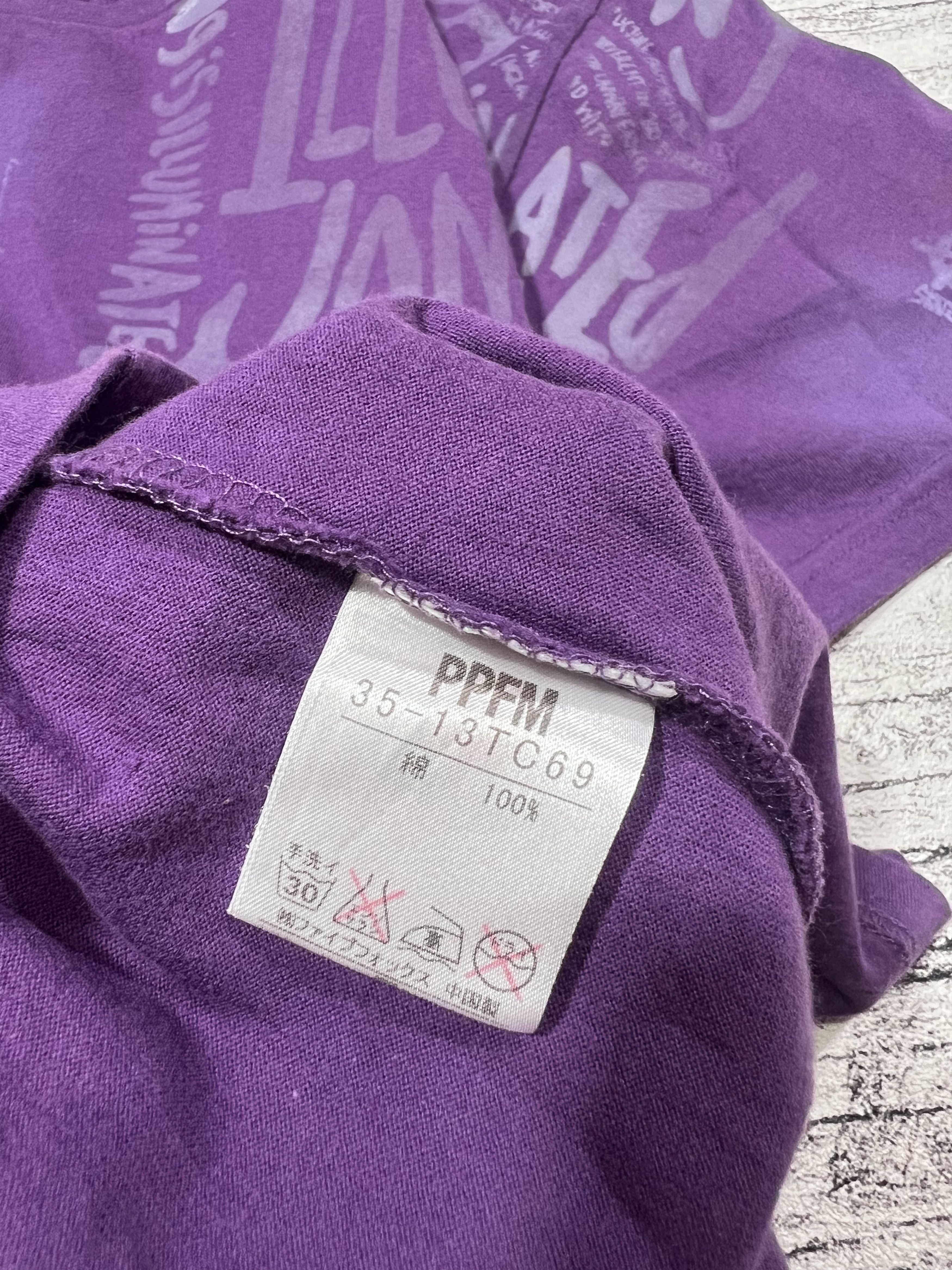 PPFM 2000s PPFM Japanese Poem Print Tee y2k Lgb Ifsix Size US M / EU 48-50 / 2 - 8 Thumbnail