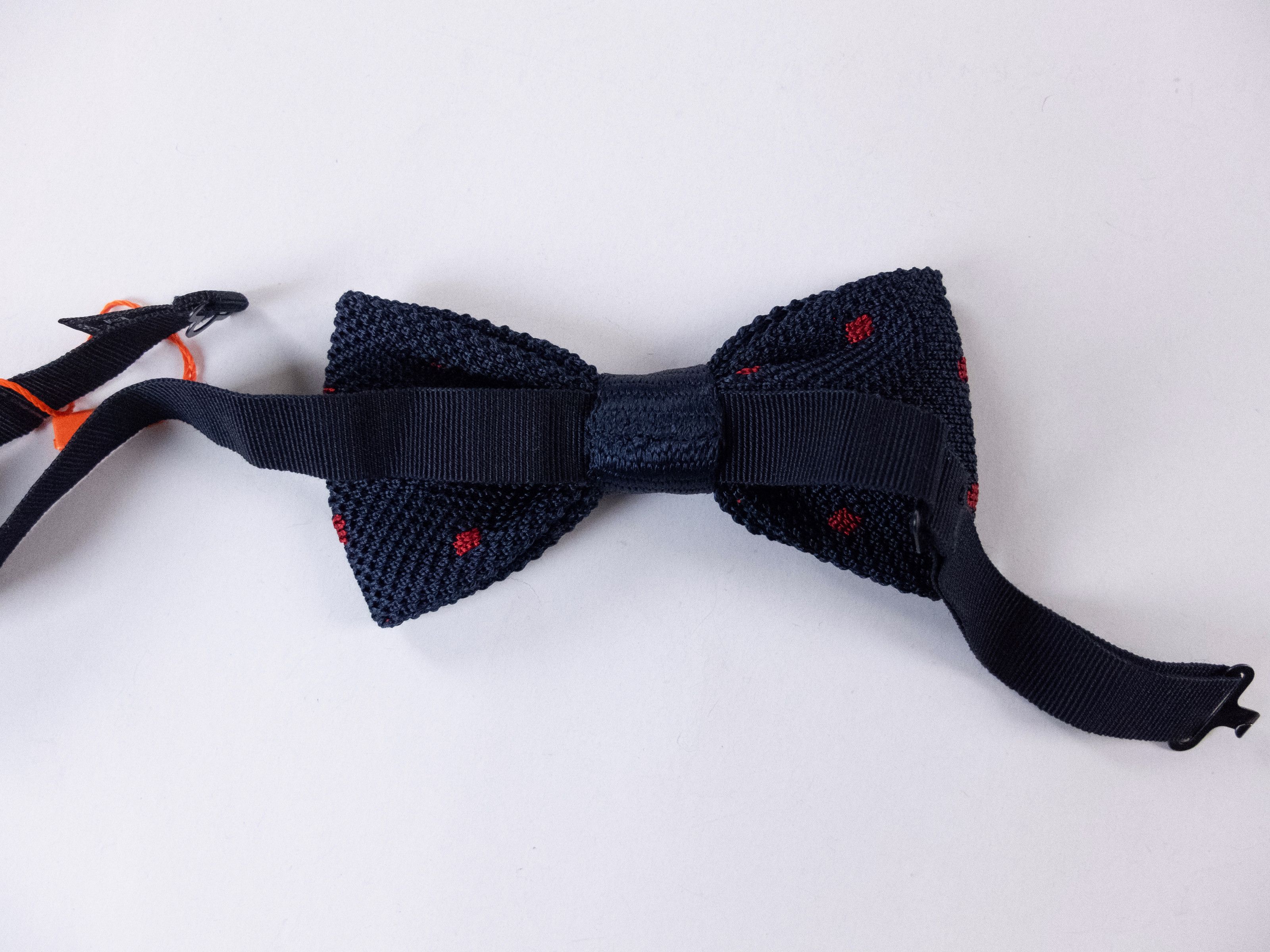 Other 2 x GALLO navy polka dots & colorful stripe silk bow ties Size ONE SIZE - 7 Thumbnail