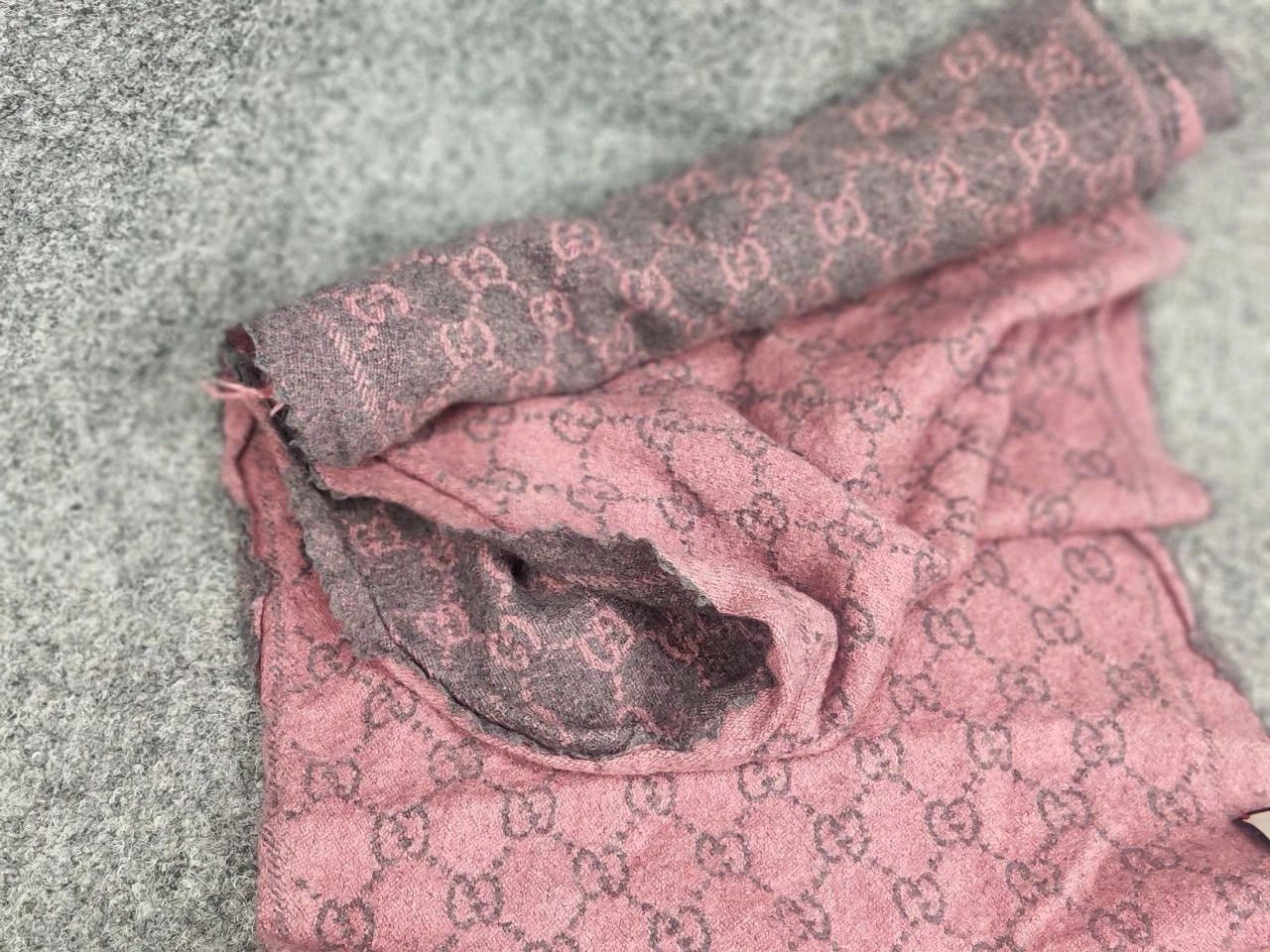 Gucci Gucci GG Monogram Authentic double-sided wool scarf Size ONE SIZE - 4 Thumbnail
