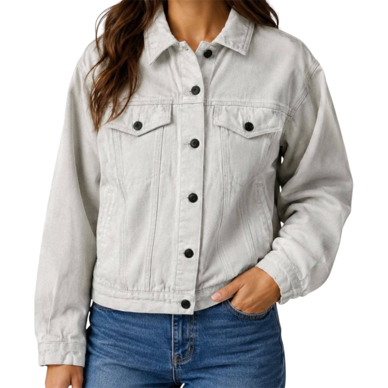 Gap VTG GAP Denim Trucker Jacket Button Down Chest Pocket M Size M / US 6-8 / IT 42-44 - 1 Thumbnail