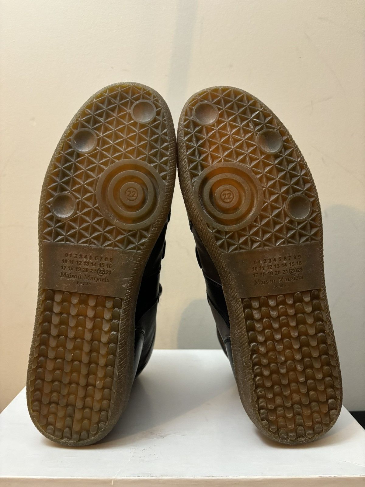 Maison Margiela Maison Margiela GAT Replica Strap High Leather Sneakers Size US 9 / EU 42 - 6 Thumbnail