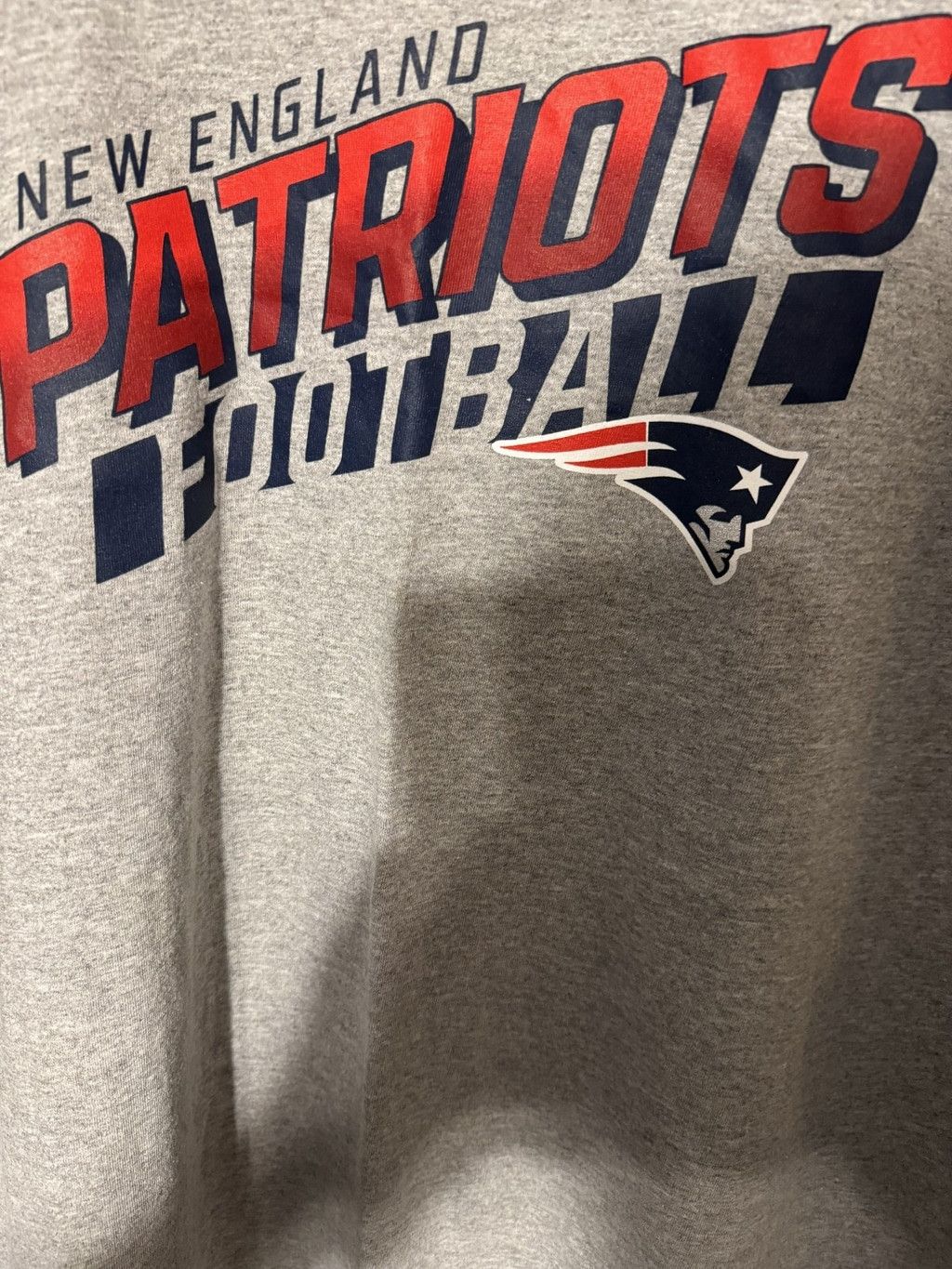 Majestic New England Patriots T-Shirt Men 3XL Gray New Without Tags Size US XXL / EU 58 / 5 - 4 Thumbnail