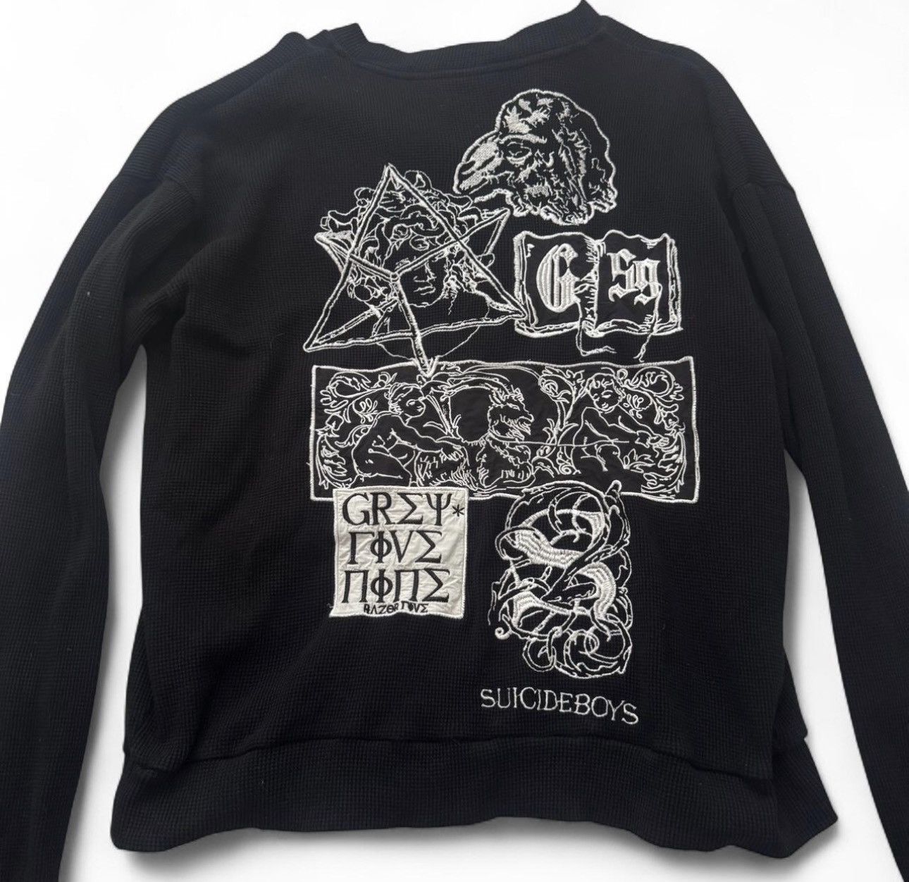 G59 Records $uicideboy$ Patched Henley Size US M / EU 48-50 / 2 - 2 Thumbnail